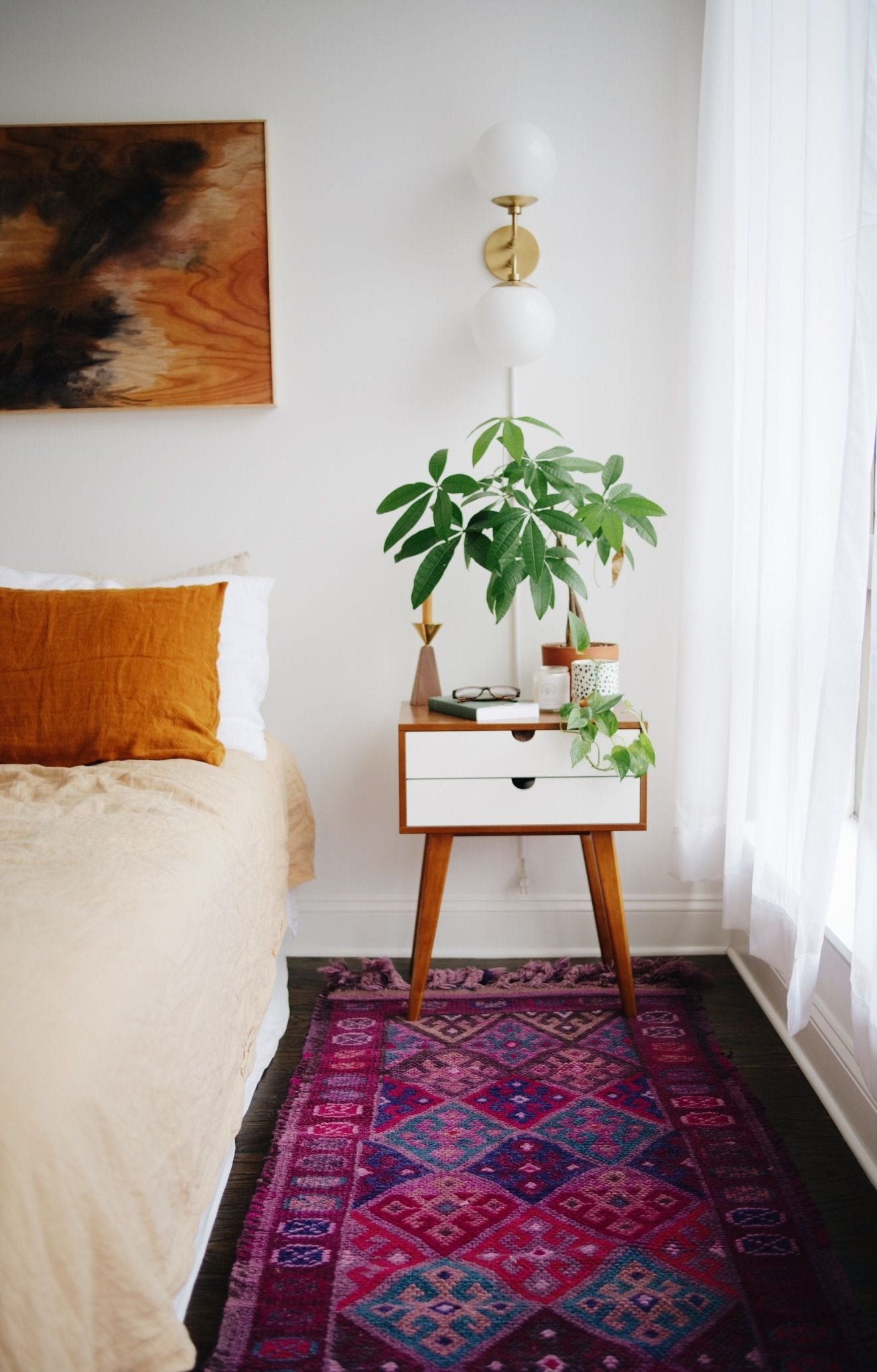 'Amethyst' Turkish Vintage Runner - 2'8