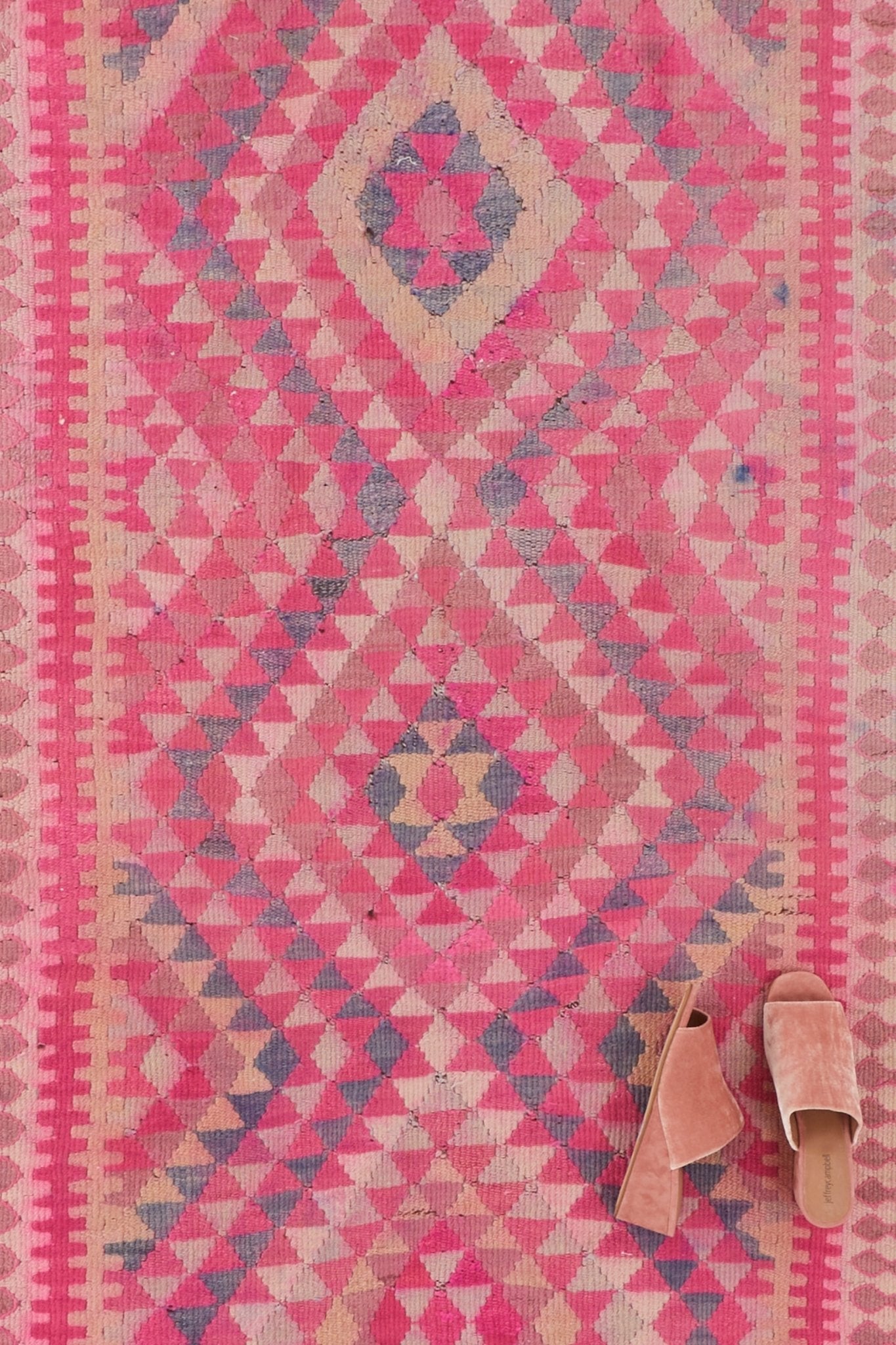 'Aya' Extra Long Turkish Vintage Runner - 3'4