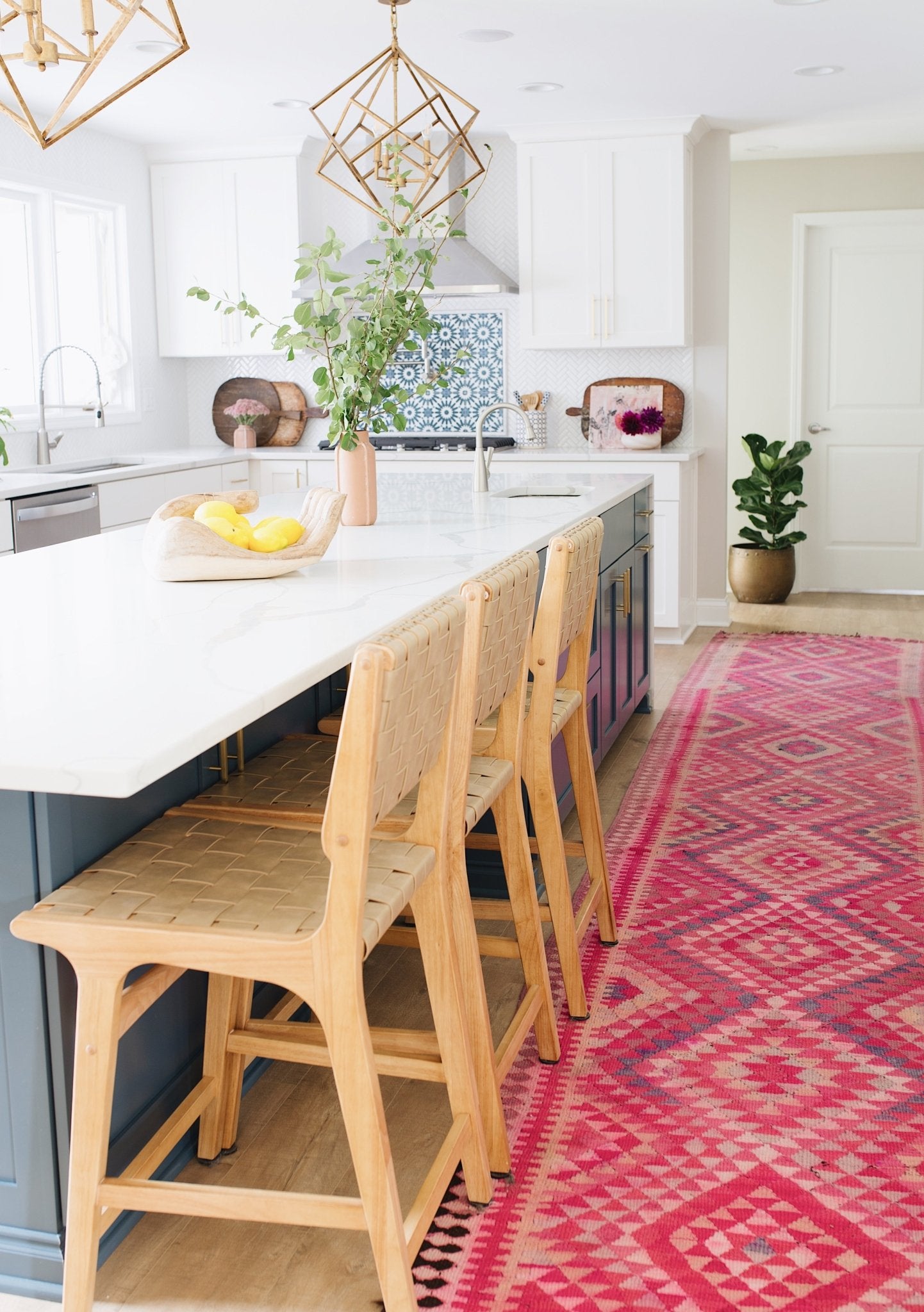 'Aya' Extra Long Turkish Vintage Runner - 3'4