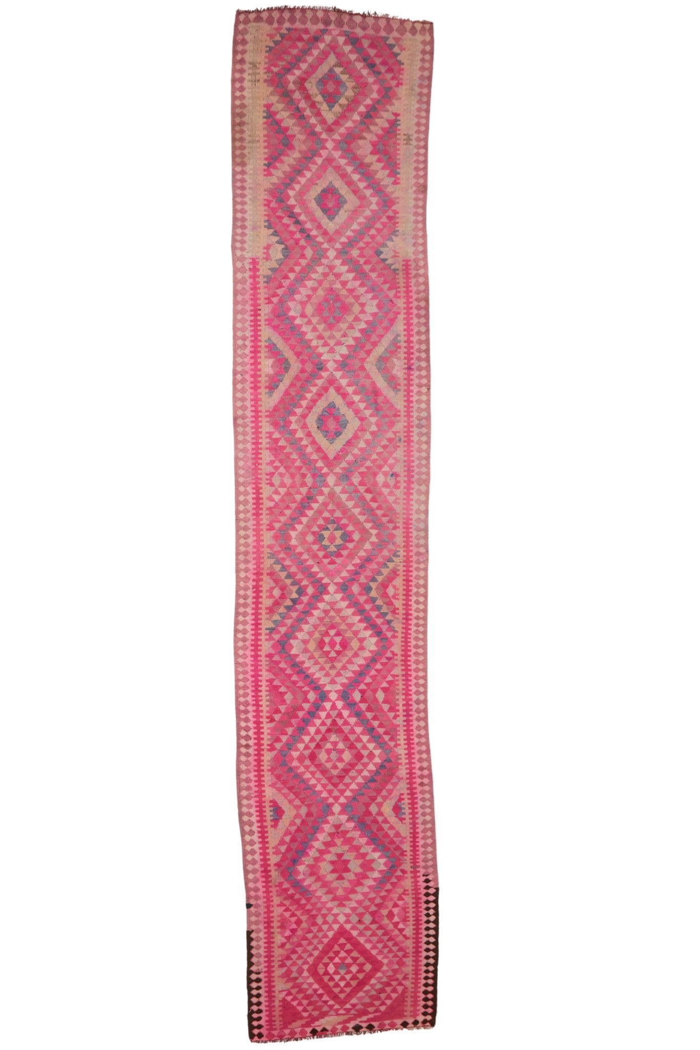 'Aya' Extra Long Turkish Vintage Runner - 3'4