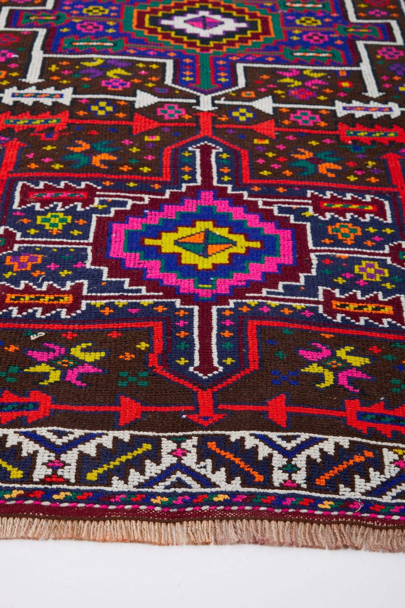 'Basha' Vintage Turkish Runner - 3' x 11'4'' - Canary Lane