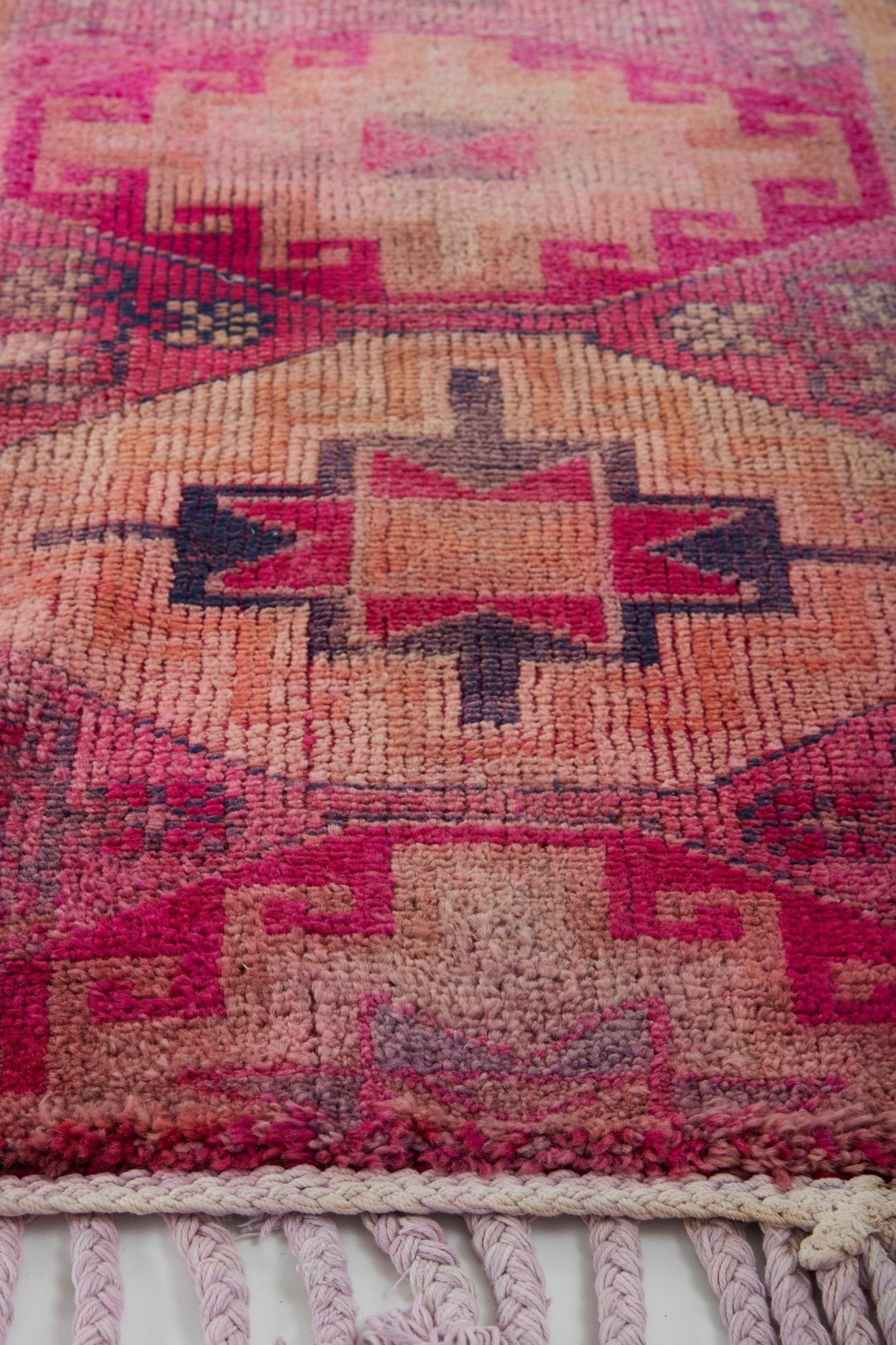 'Berry' Turkish Ombré Runner Rug - 2'9