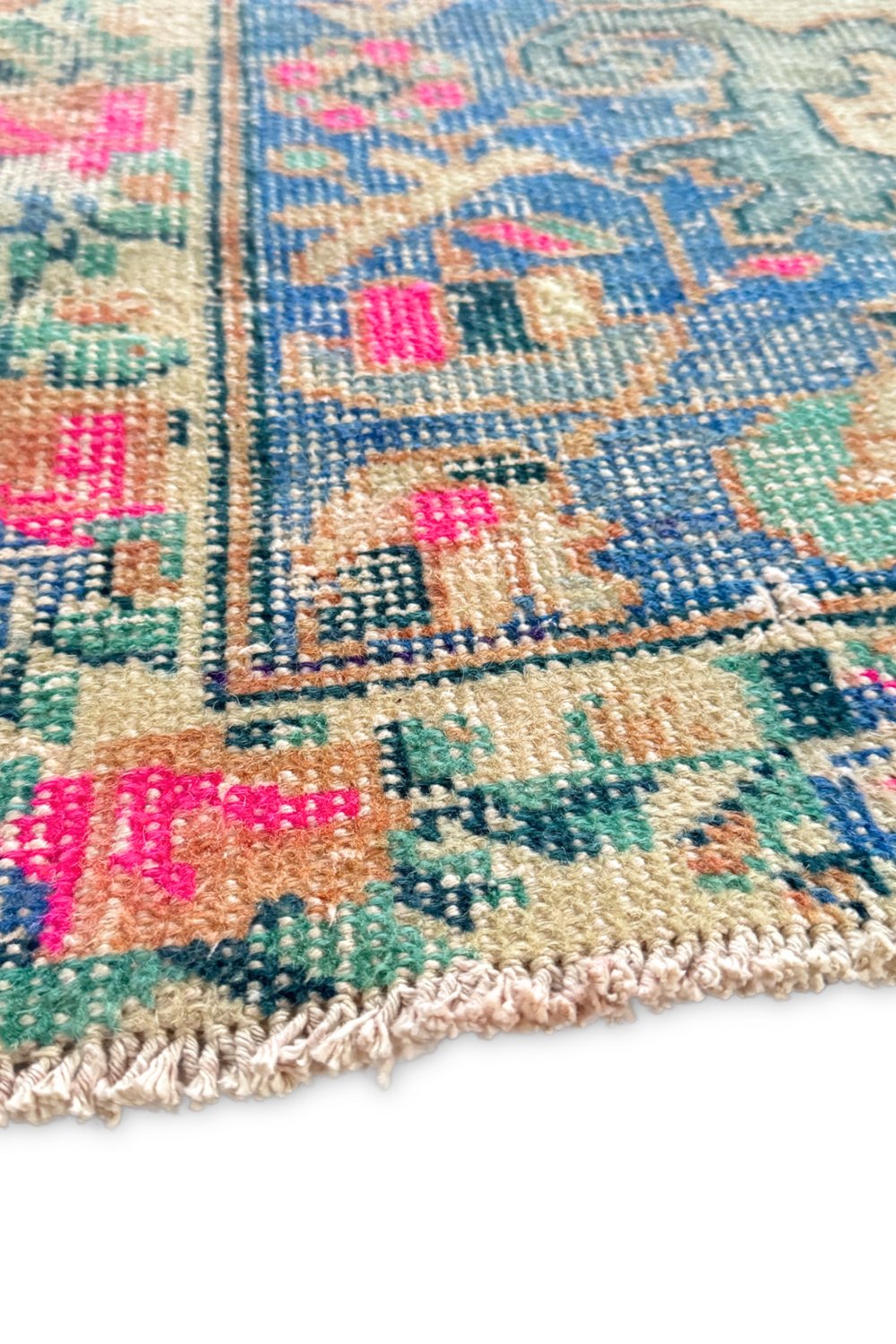 'Bethel' Vintage Turkish Rug - 4'6.5