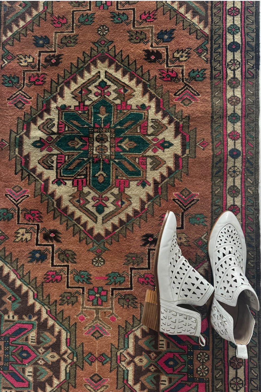 'Birch' Vintage Turkish Runner - 2'7