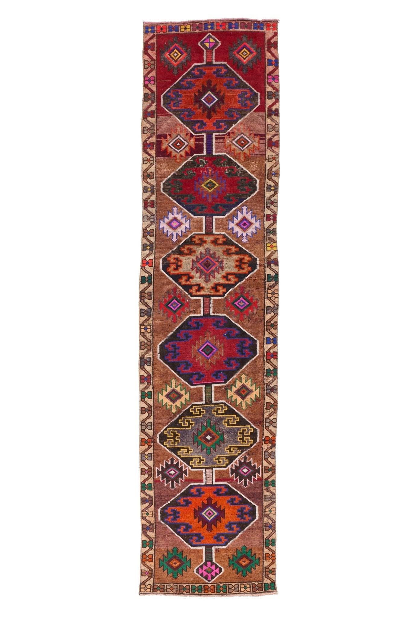 'Blithe' Vintage Turkish Rug - 2'8.5