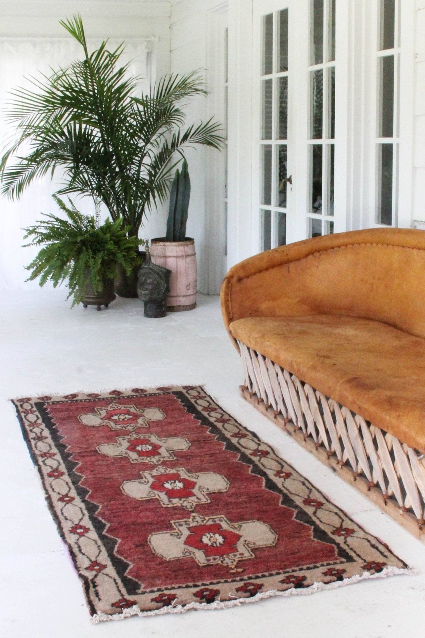 'Bridges' Vintage Turkish Runner - 2'10