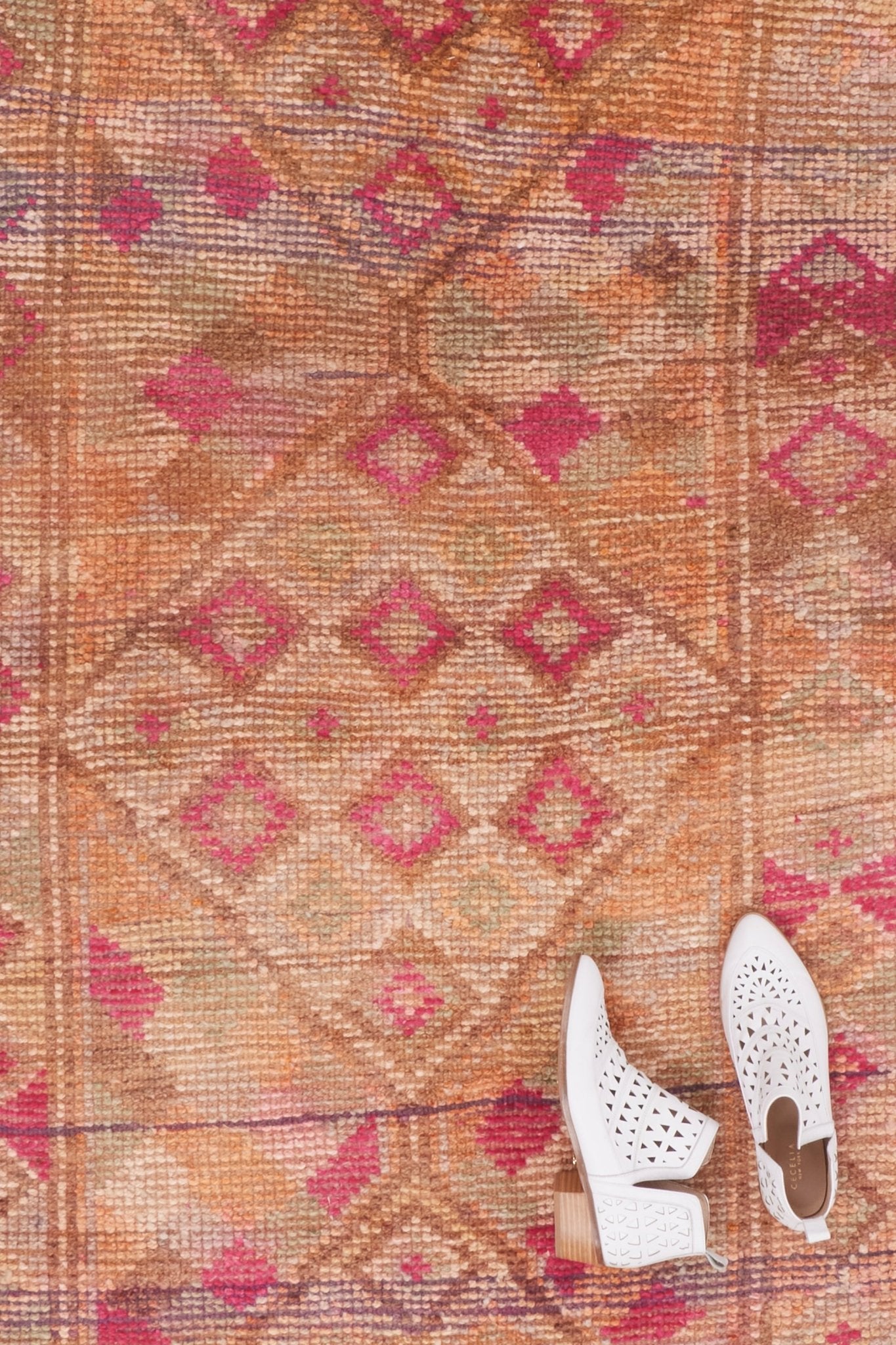 'Bristol' Vintage Turkish Runner - 2'11'' x 14'2'' - Canary Lane