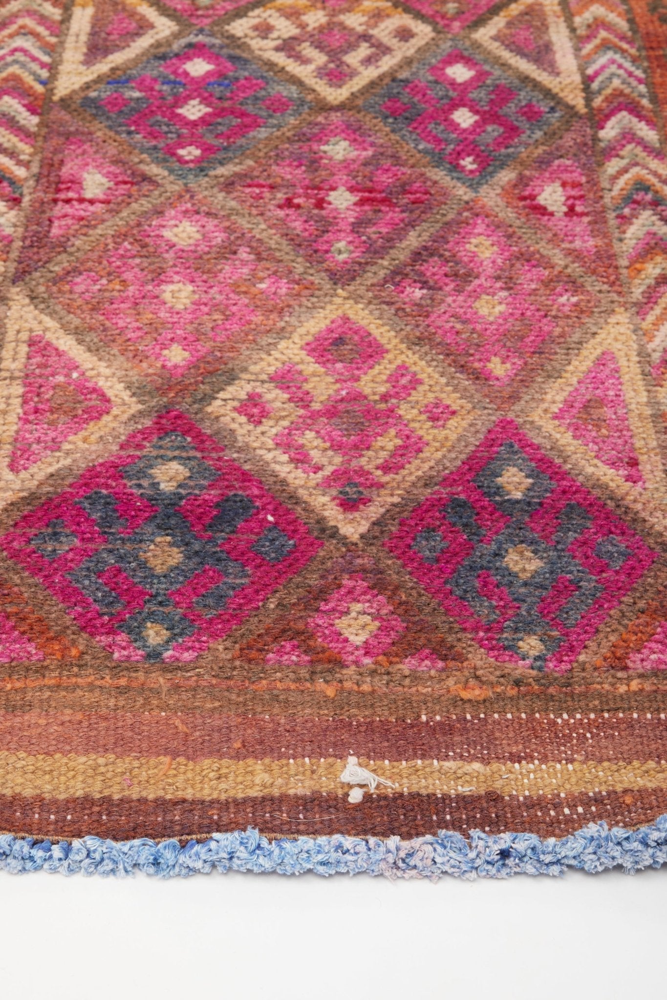 'Bruges' Vintage Turkish Runner - 2'9.5'' x 12'10'' - Canary Lane