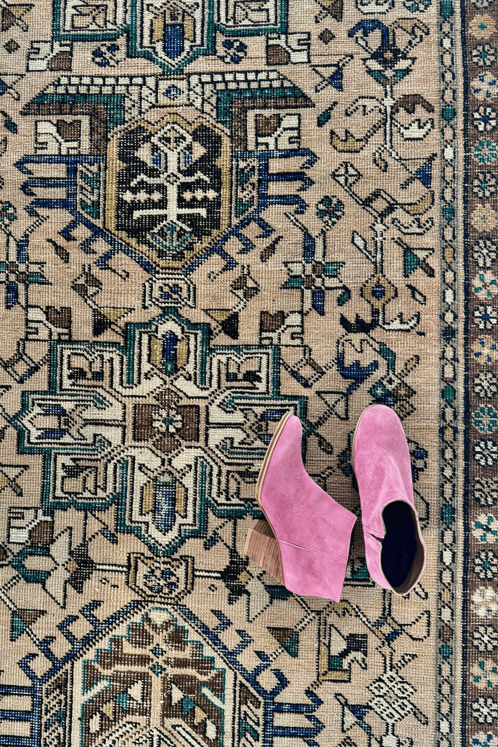 'Cedar' Vintage Persian Runner - 3'5.5