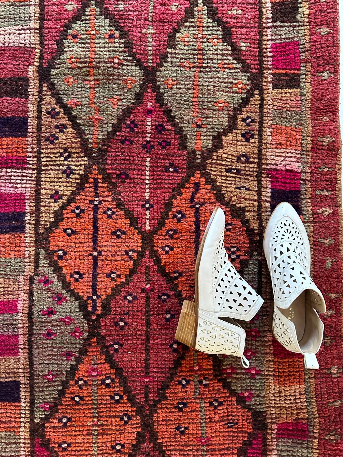'Cera' Vintage Turkish Runner - 2'3