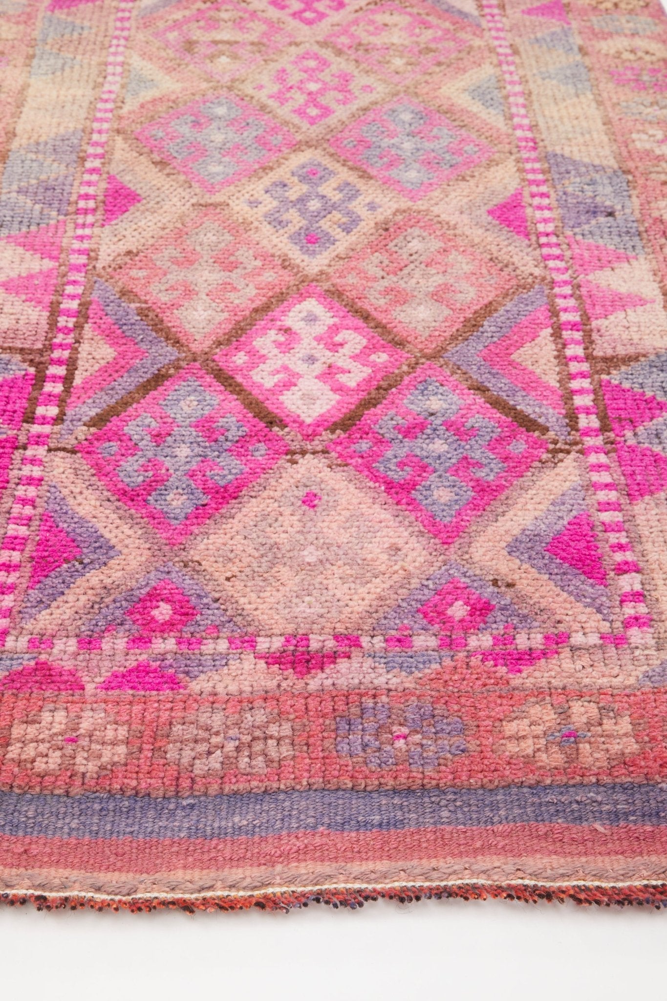 'Charli' Vintage Turkish Runner - 2'11.5'' x 13'3'' - Canary Lane
