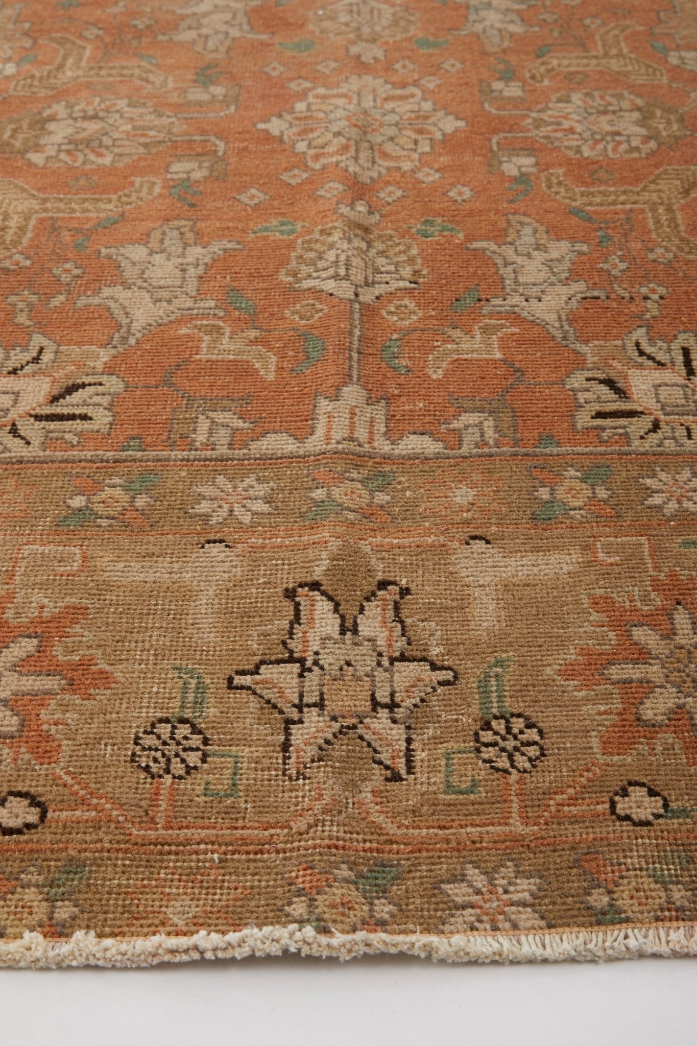 'Daffodil' Turkish Vintage Area Rug - 9’8” x 12’5” - Canary Lane