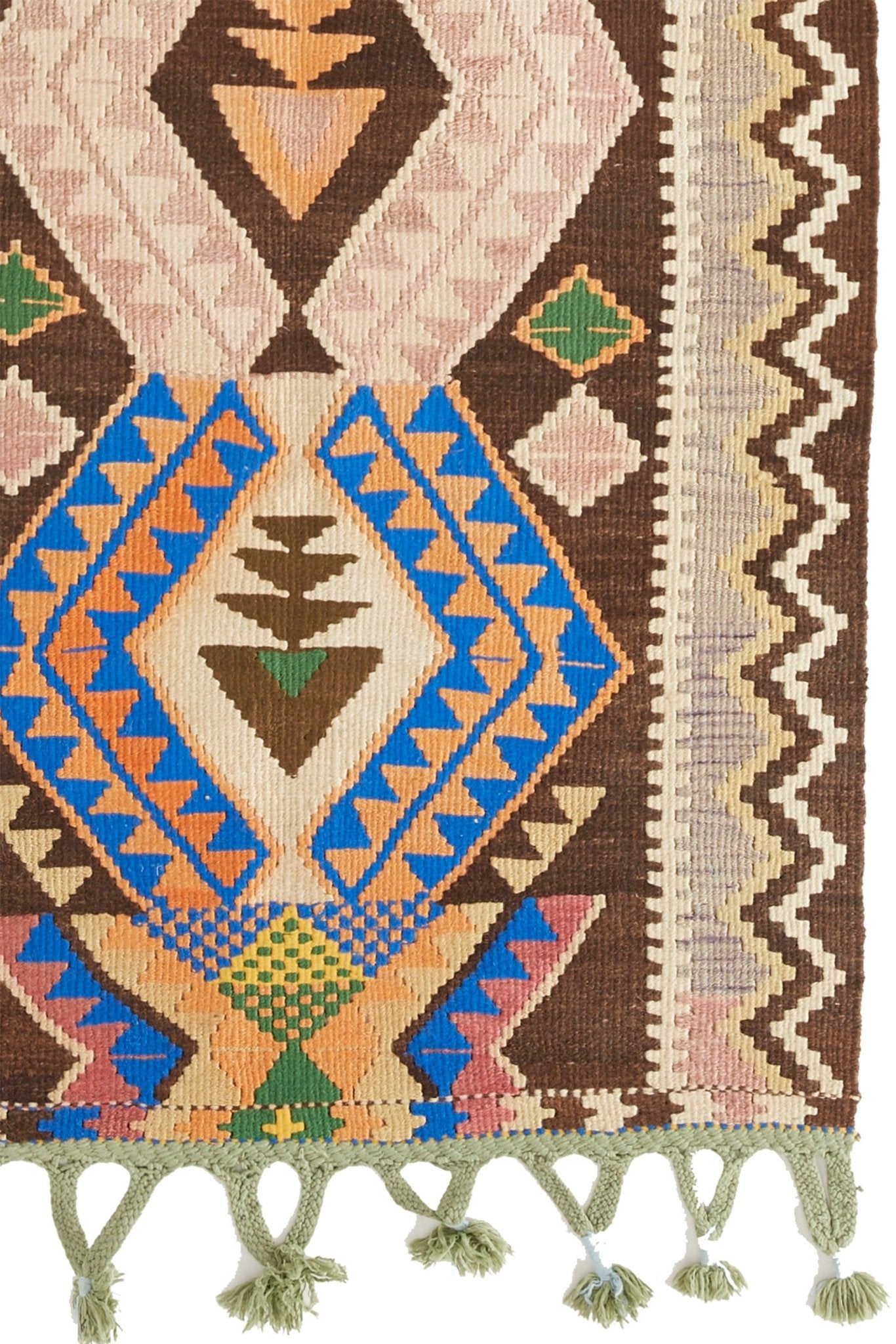 'Delilah' - Small Turkish Vintage Kilim Rug - 2'6