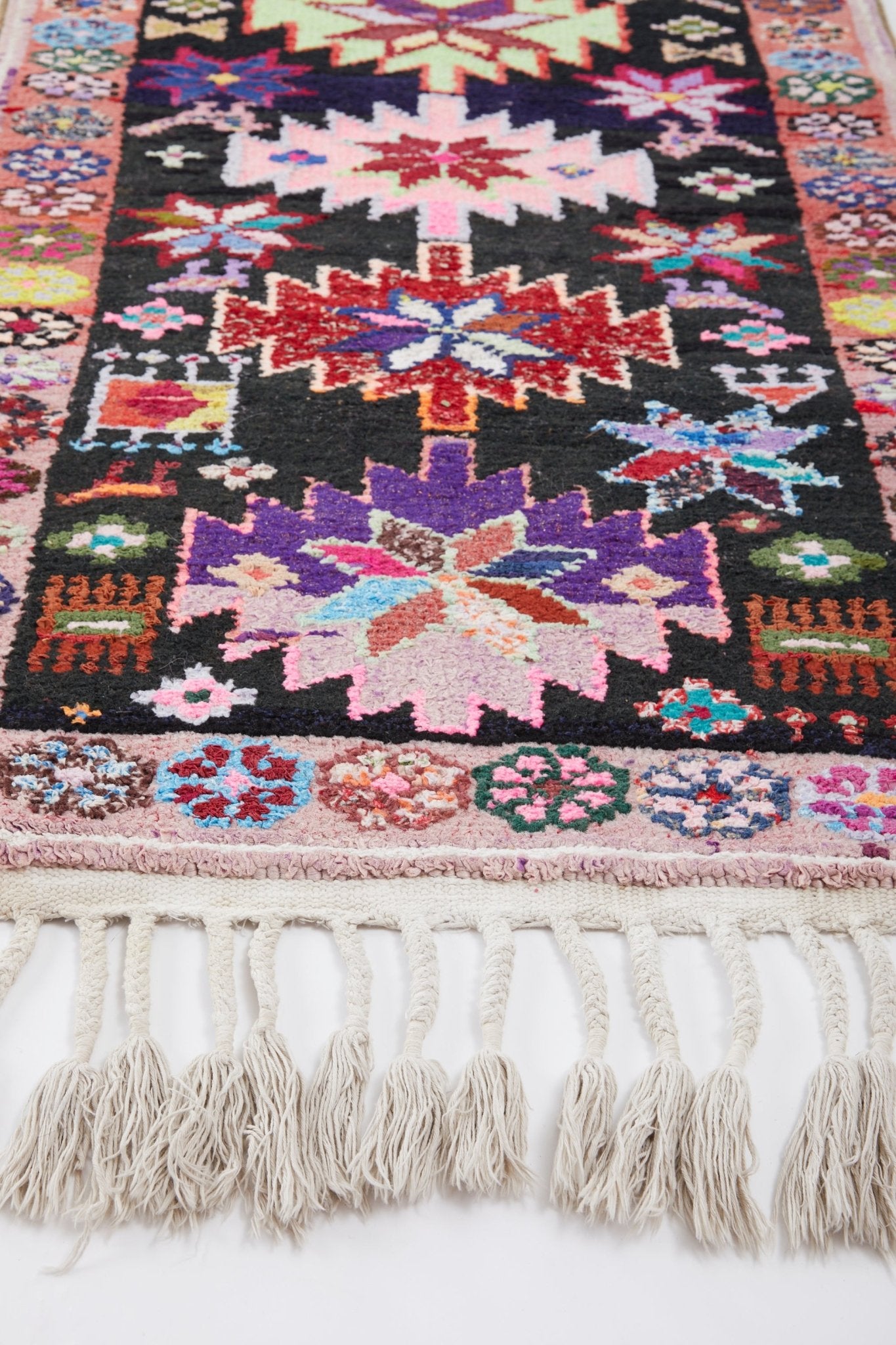 'Eclipse' Vintage Turkish Runner - 2'7'' x 11'11'' - Canary Lane