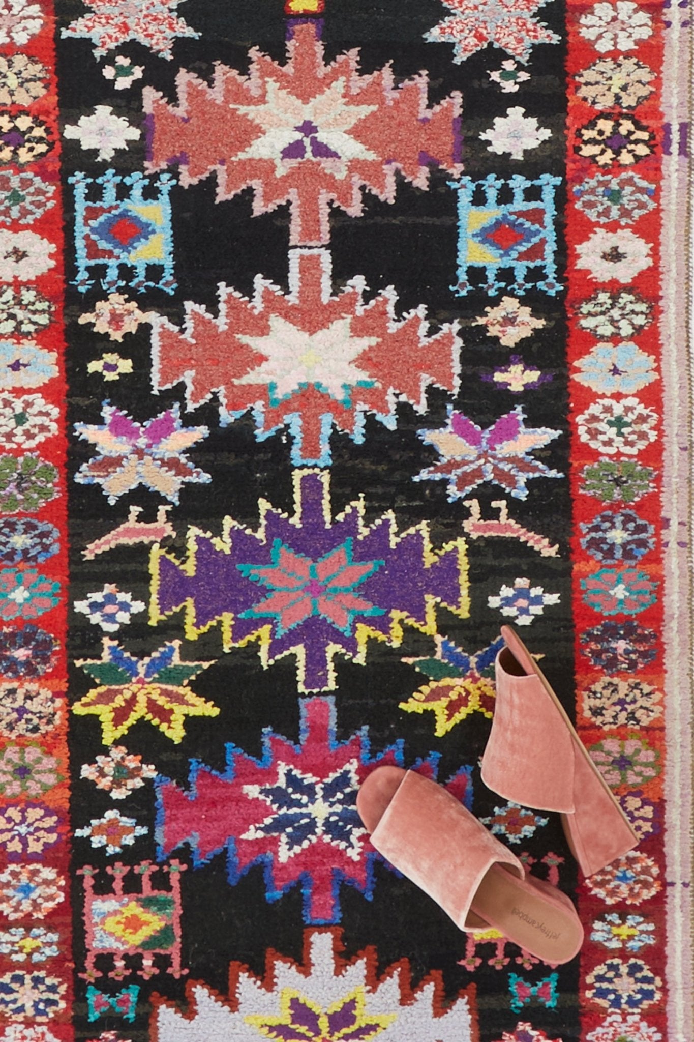 'Eclipse' Vintage Turkish Runner - 2'7'' x 11'11'' - Canary Lane