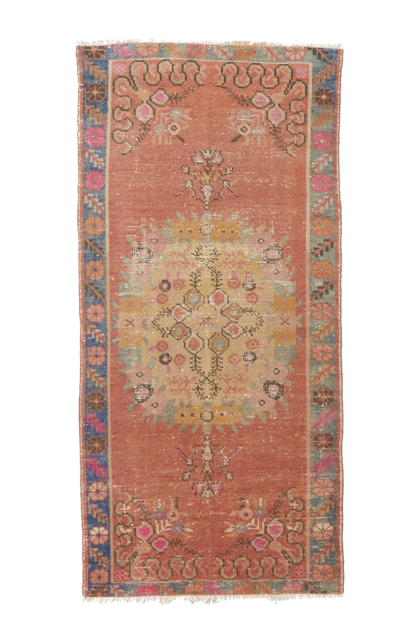 'Eden' Vintage Turkish Ombre Rug - 2'9