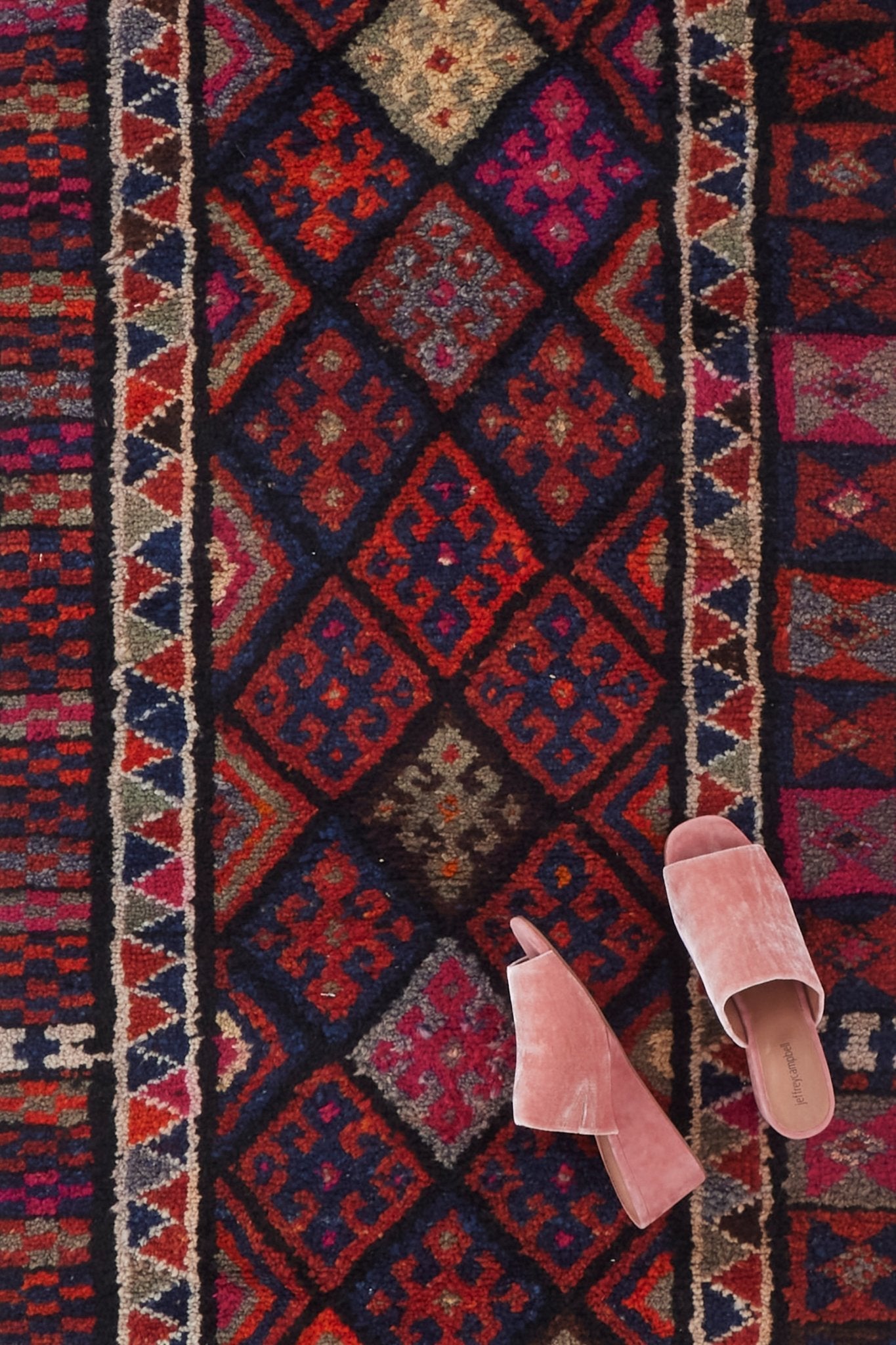 'Edna' Vintage Turkish Runner - 2'7'' x 11'1'' - Canary Lane