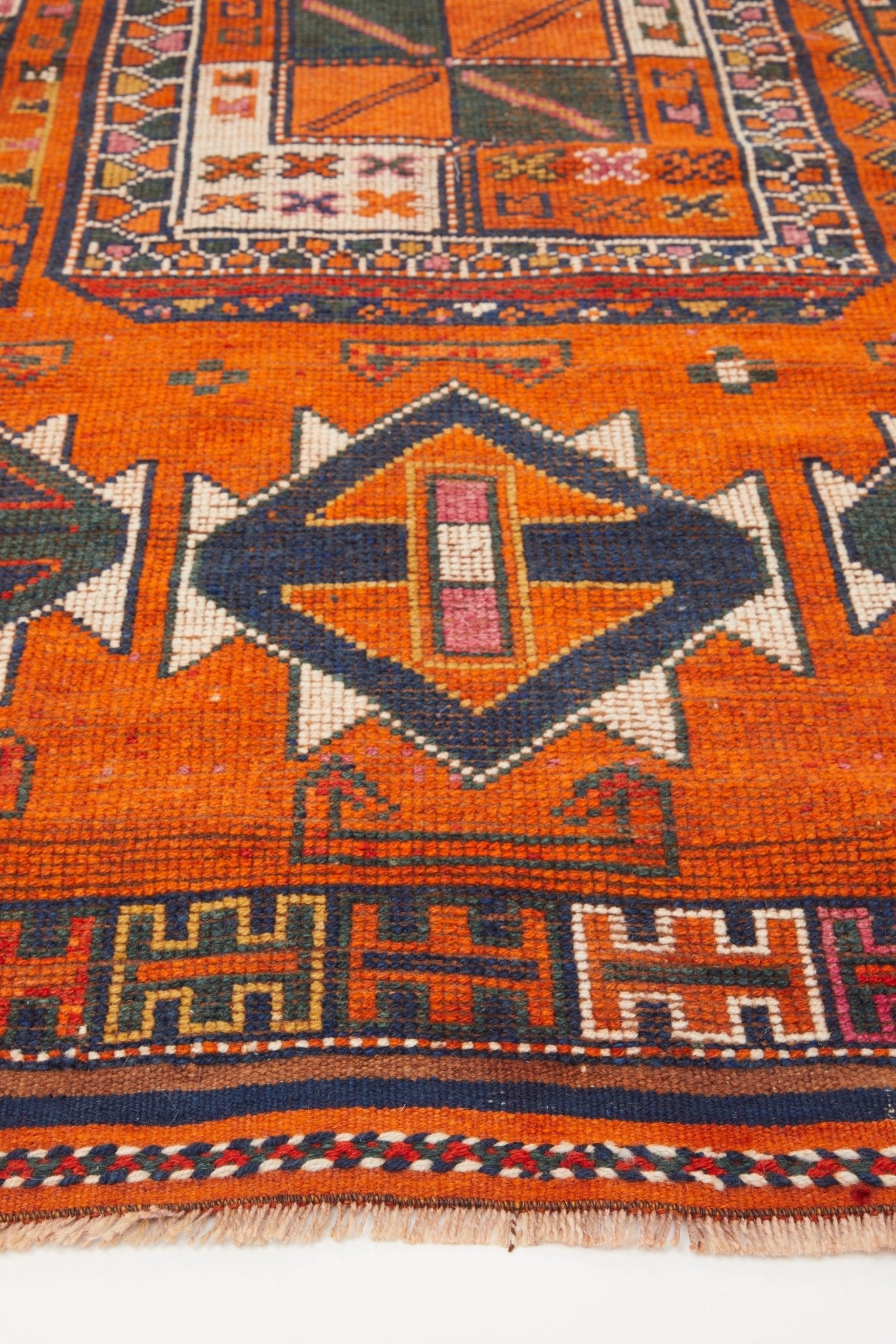 'Elara' Vintage Turkish Runner - 3'3'' x 11' - Canary Lane