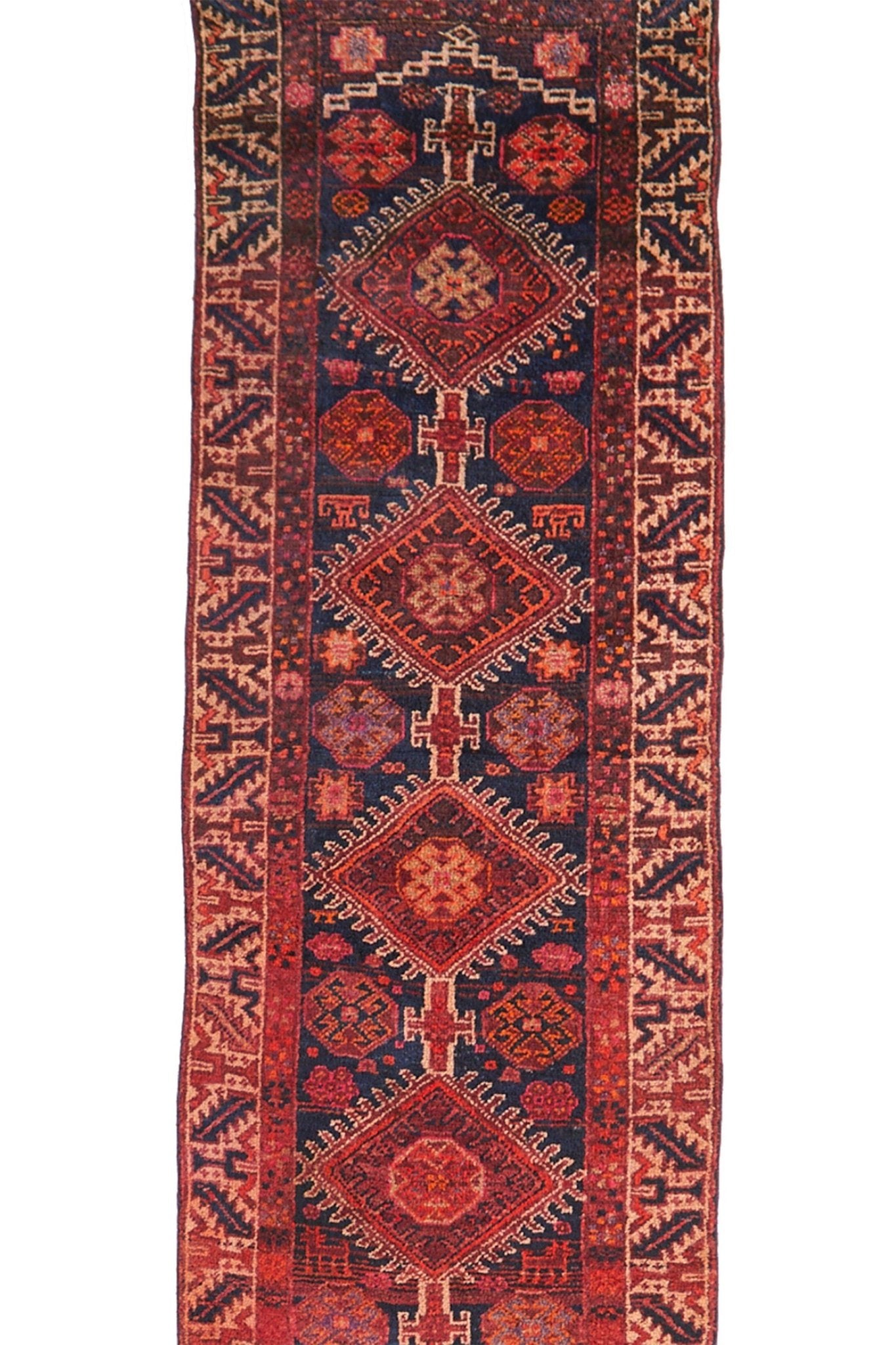 'Elvira' Rare Long Turkish Runner Rug - 3'1.5