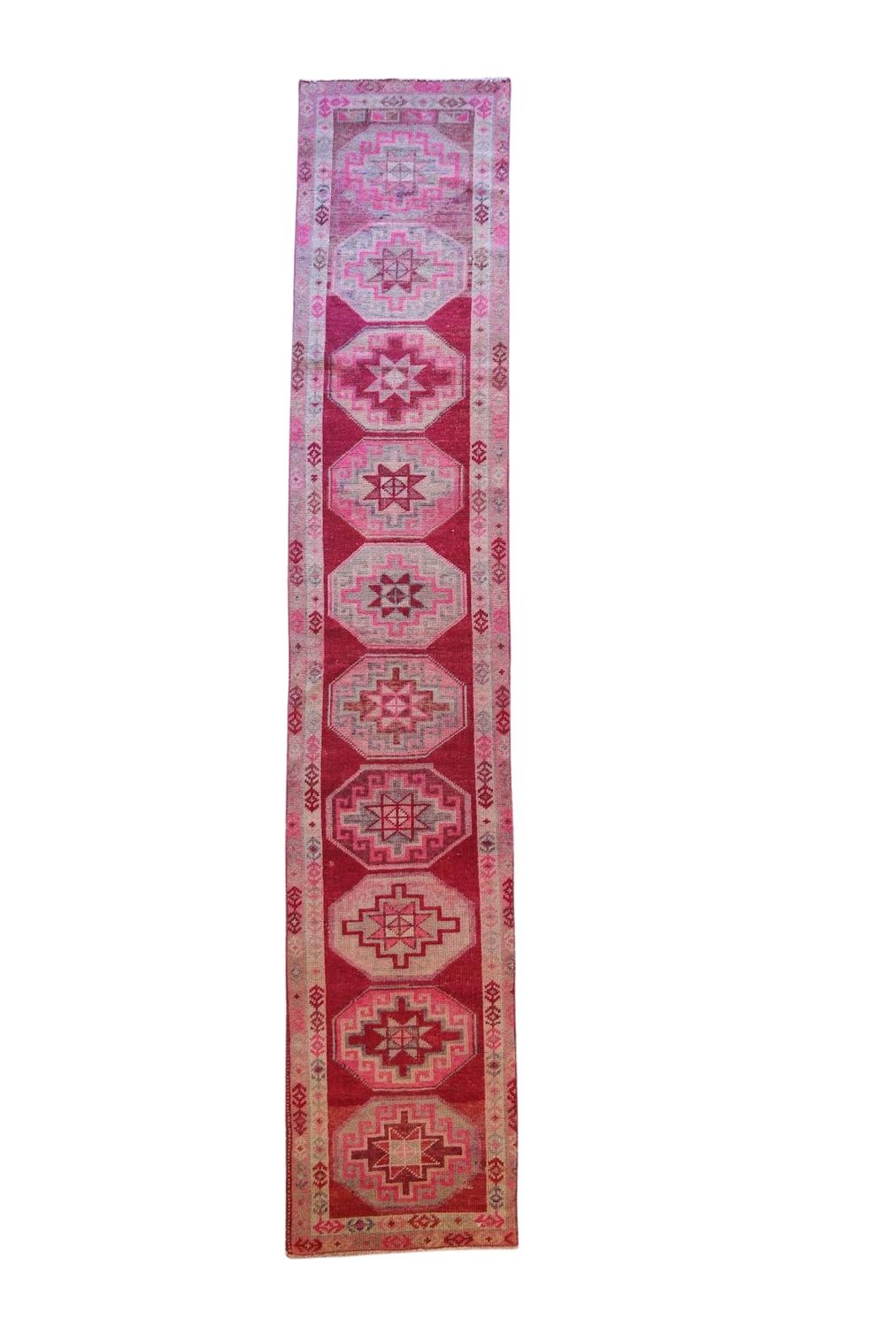 'Eudora' Vintage Turkish Runner - 2'5