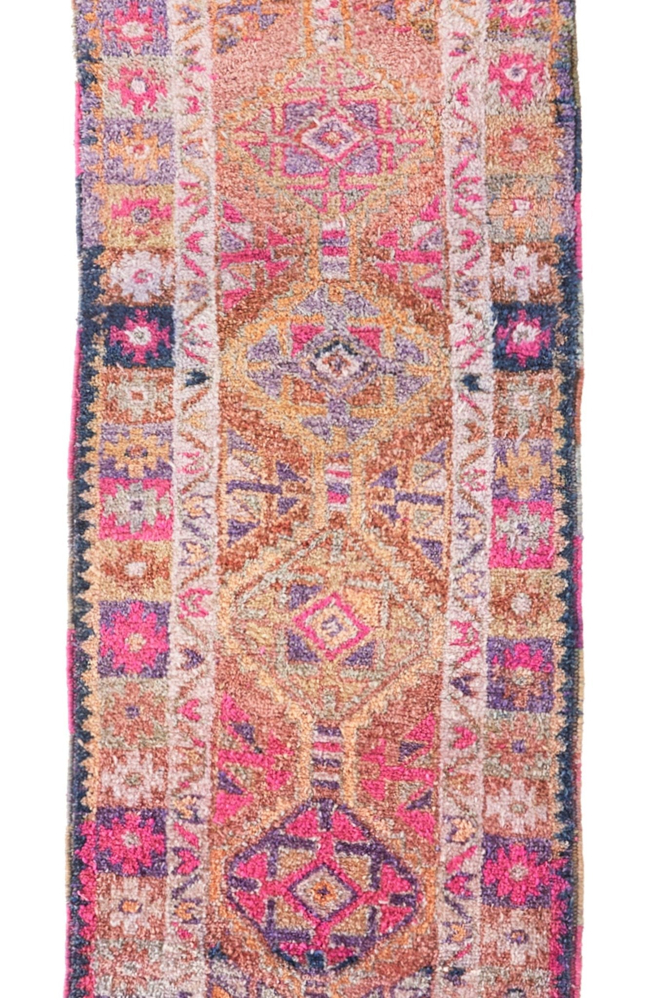 'Fairy Dust' Turkish Vintage Rug - 2'9'' x 10'1'' - Canary Lane