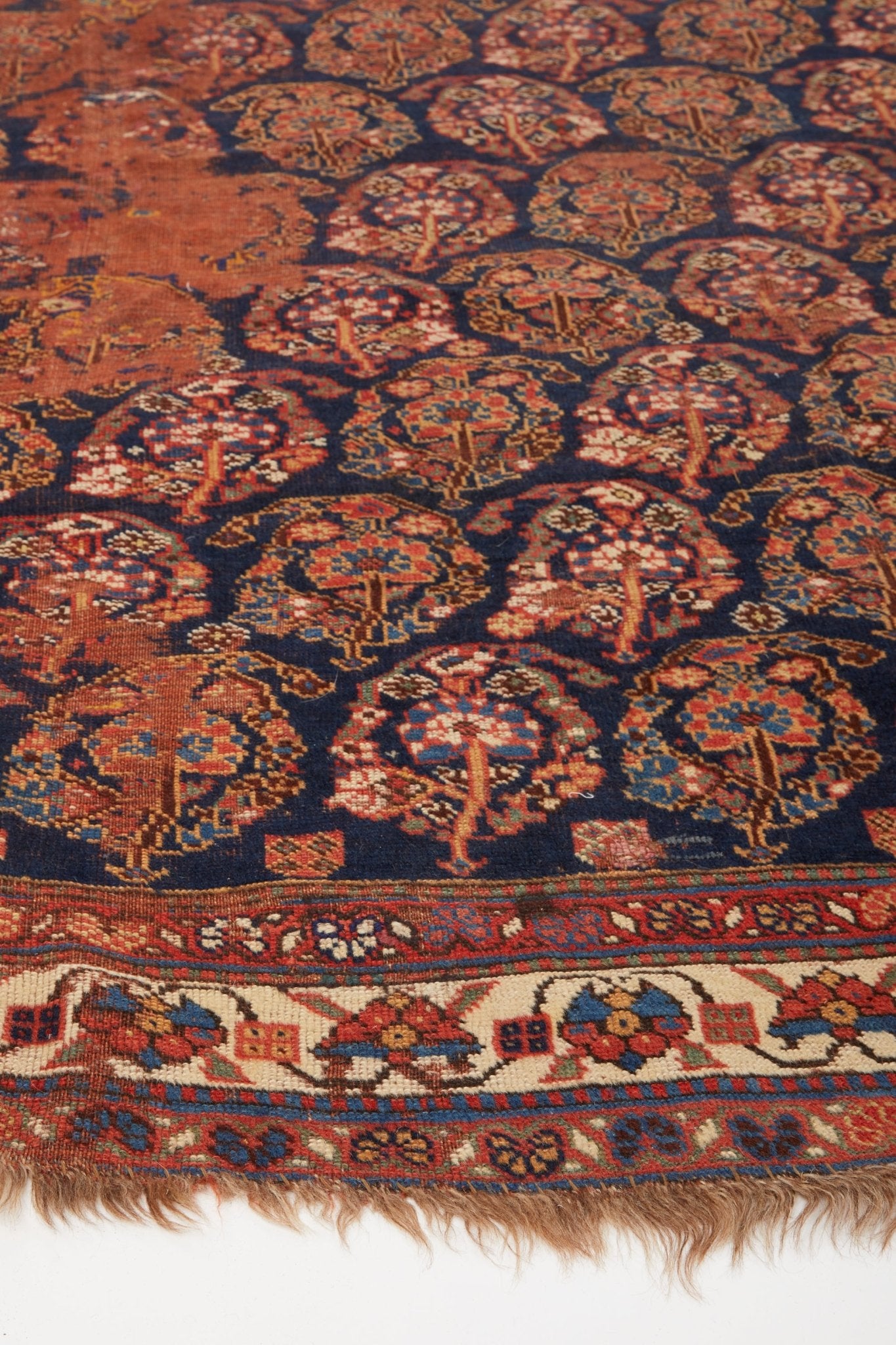 'Fern' Vintage Persian Rug - 5'4