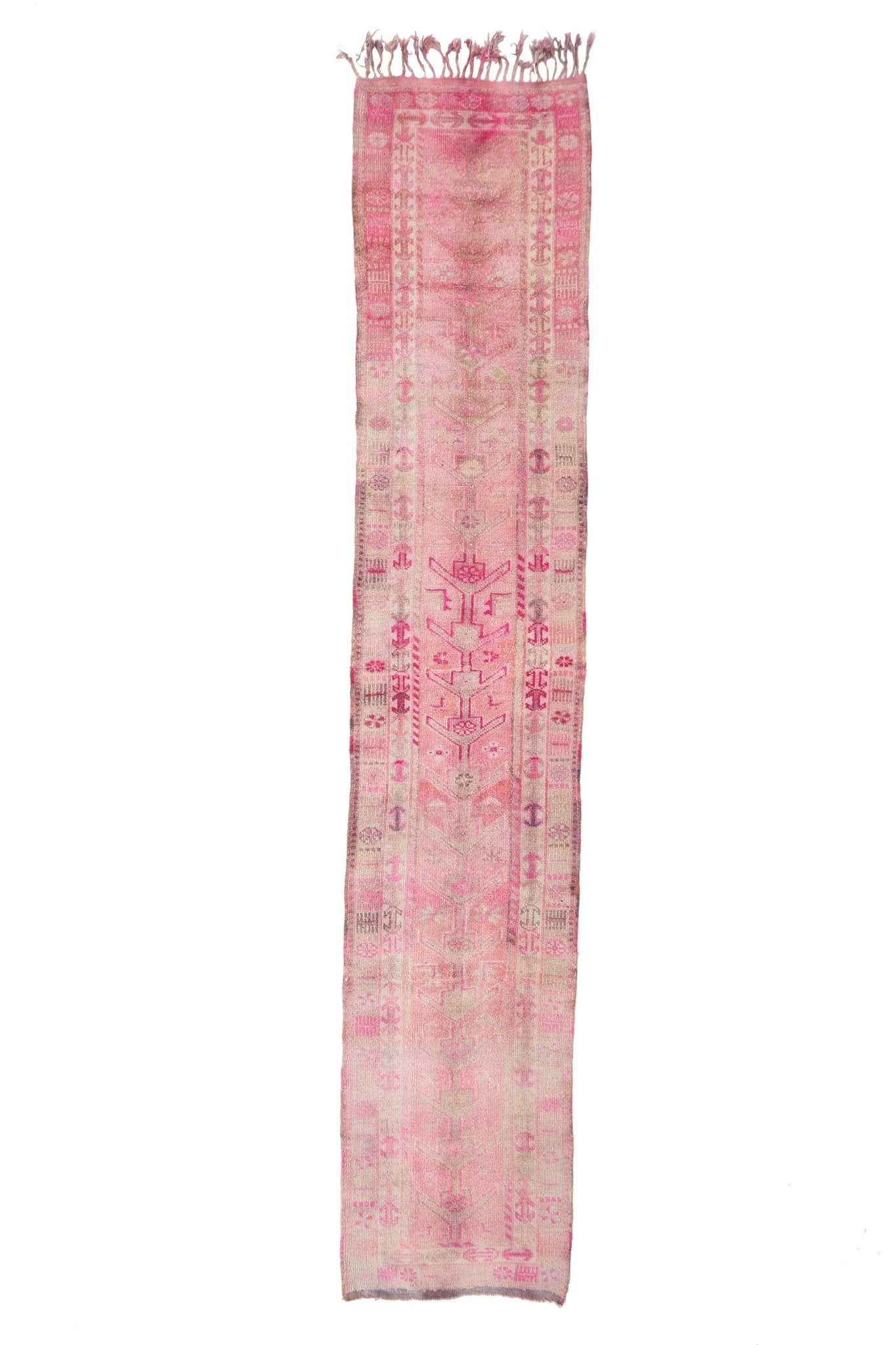 'Foxglove' Turkish Vintage Runner - 2'7