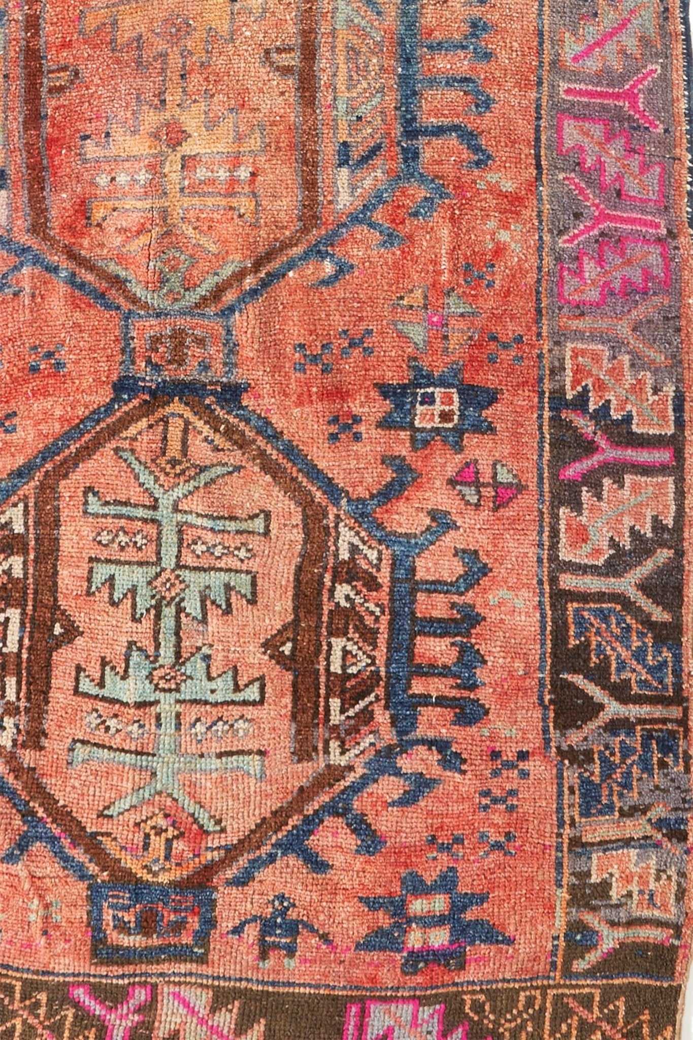 'Free Spirit' Primitive Kurdish Tribal Rug - 4'8'' x 11'6'' - Canary Lane