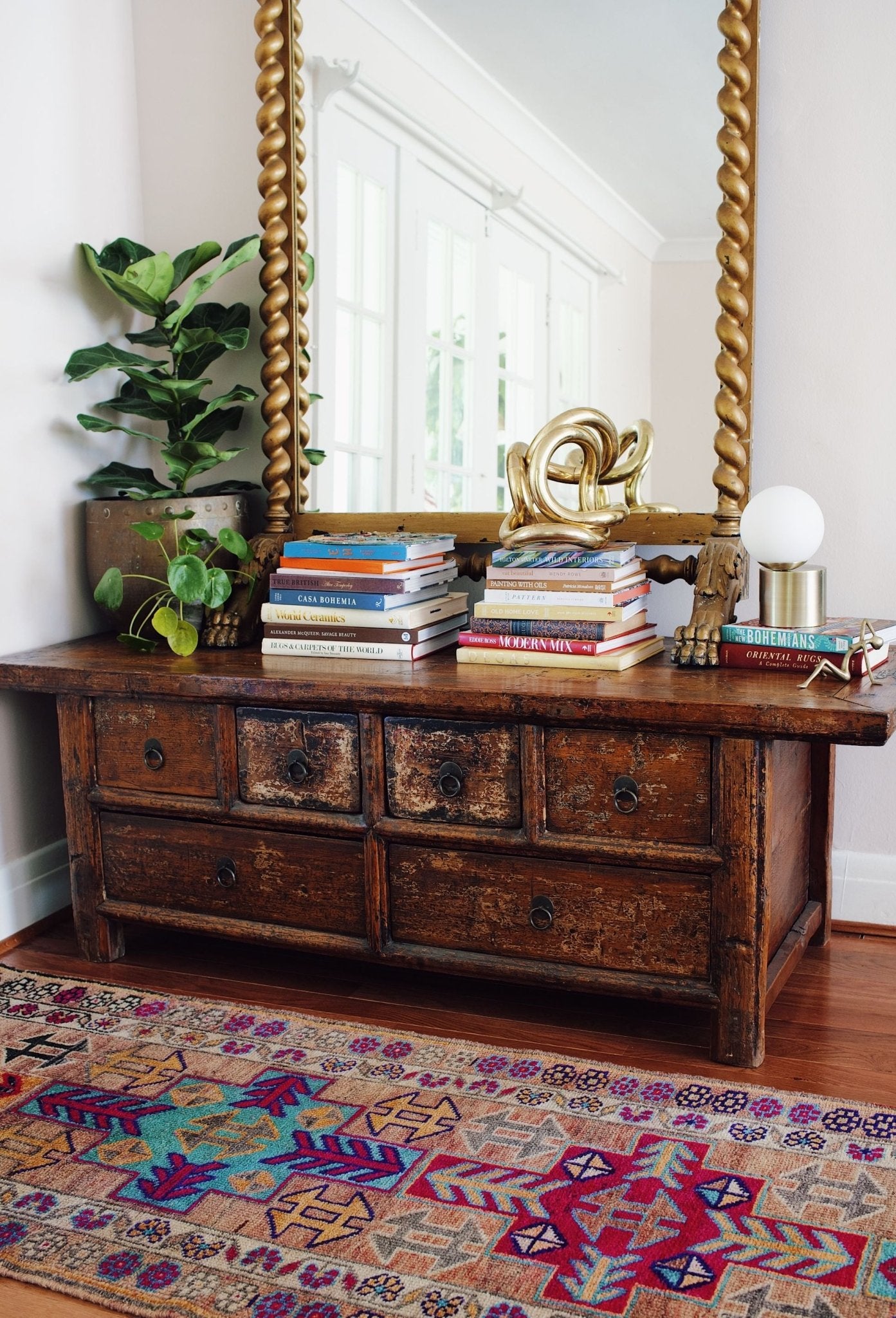 'Geneva' Vintage Turkish Runner - 2'10.5'' x 13'1'' - Canary Lane