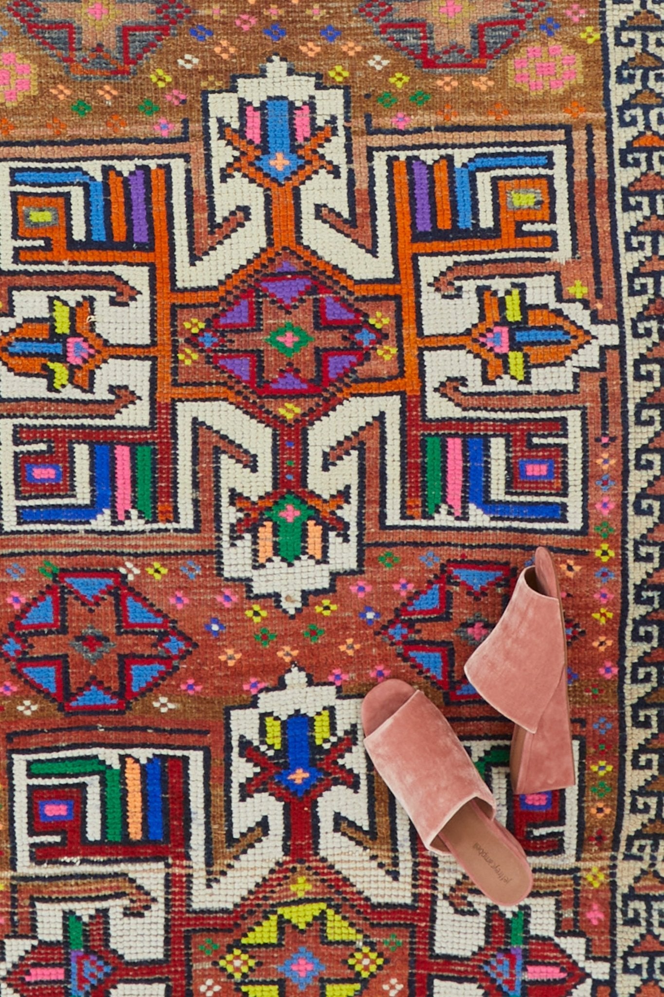 'Ginger' Vintage Turkish Runner - 2'9.5'' x 12'2'' - Canary Lane