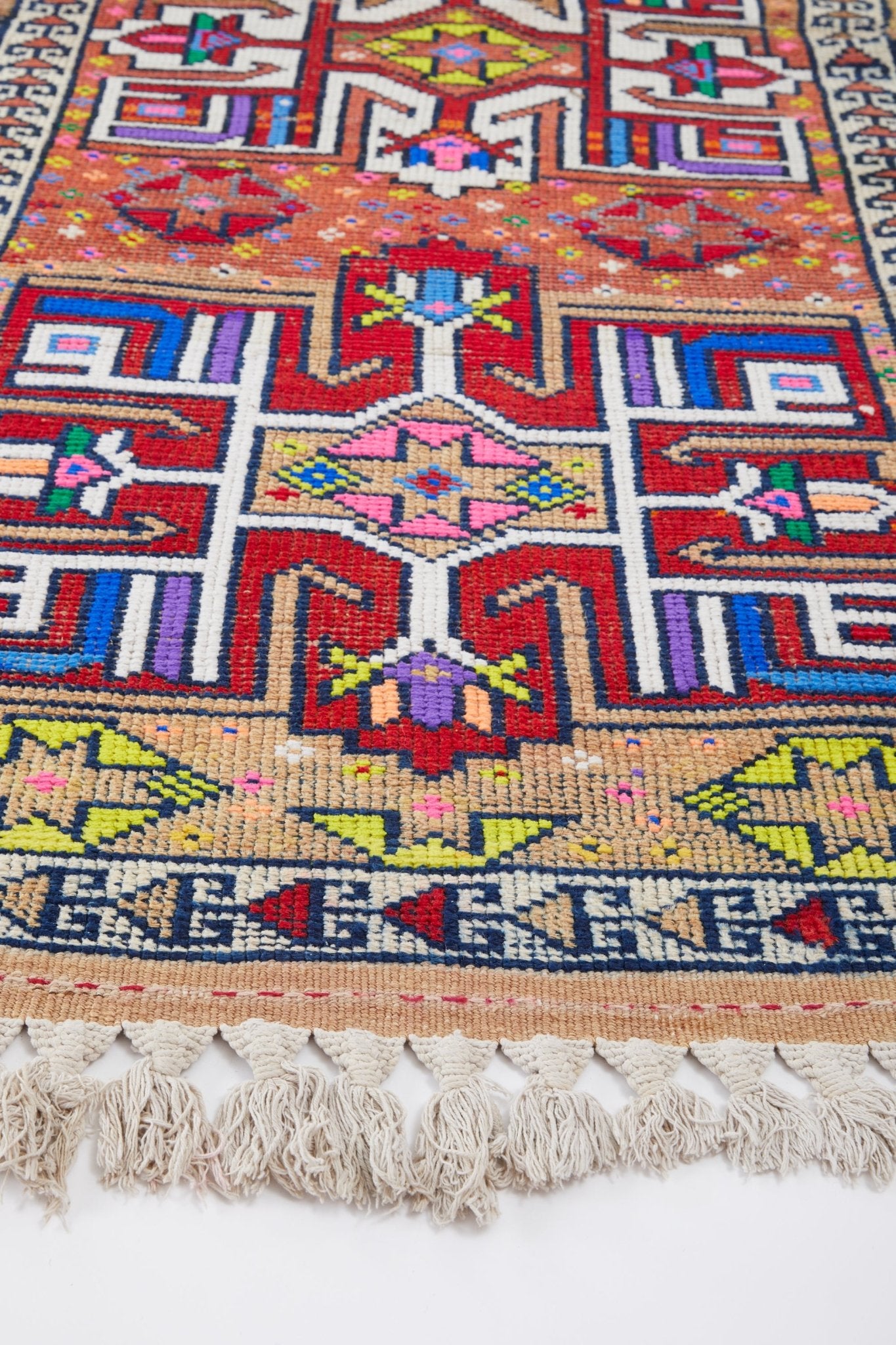 'Ginger' Vintage Turkish Runner - 2'9.5'' x 12'2'' - Canary Lane