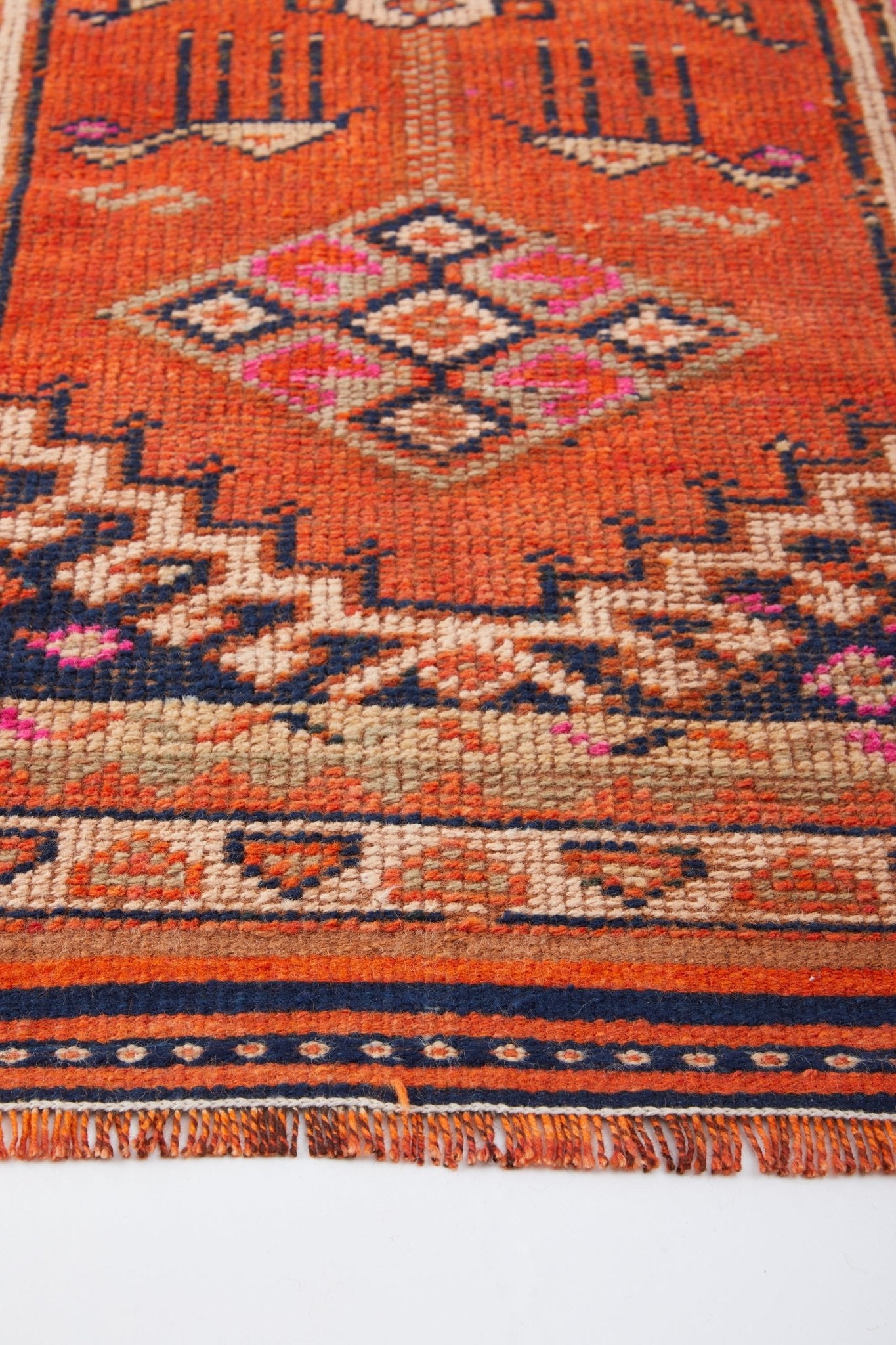 'Ginny' Vintage Turkish Runner - 2'9'' x 12'11'' - Canary Lane