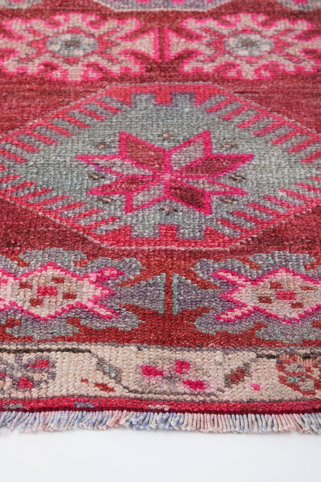 'Hallie' Vintage Turkish Runner - 1'7'' x 11'3'' - Canary Lane