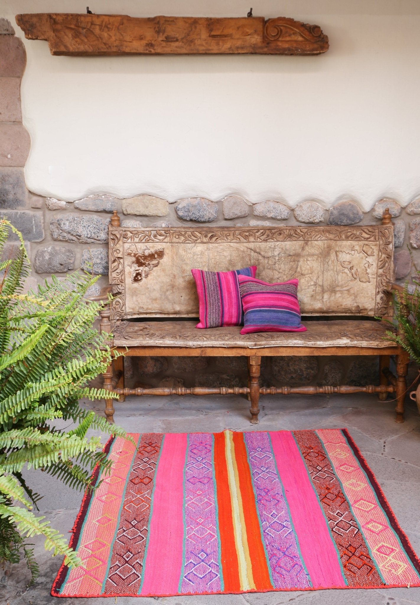 Handwoven Peruvian Frazada No. 001 - Canary Lane