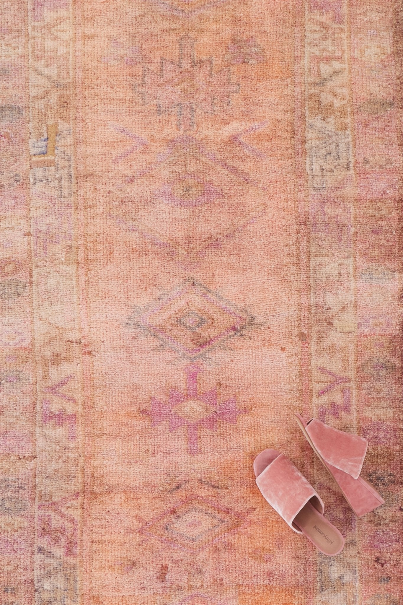 'Harper' Vintage Heirloom Turkish Runner - 3'1.5'' x 12'6'' - Canary Lane
