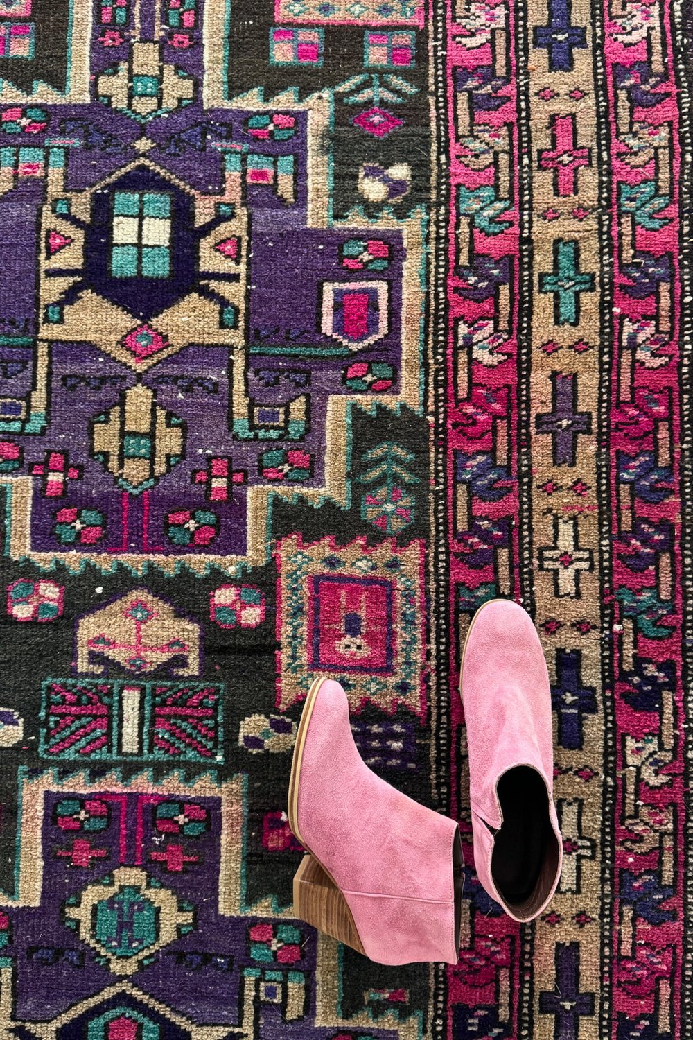'Haywood' Vintage Turkish Runner - 3'9