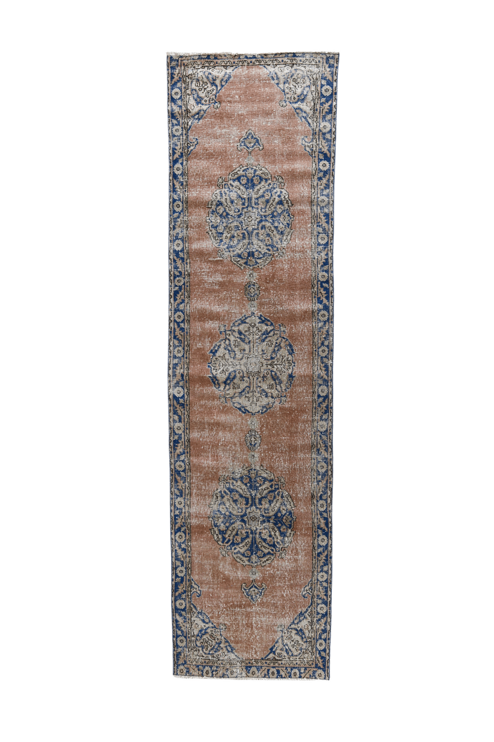 'Heron' Vintage Turkish Runner - 2'10
