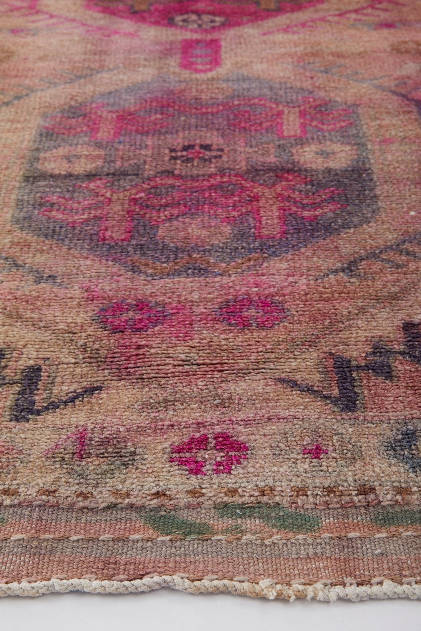 'Hyacinth' Vintage Turkish Runner - 3’2” x 11’3” - Canary Lane
