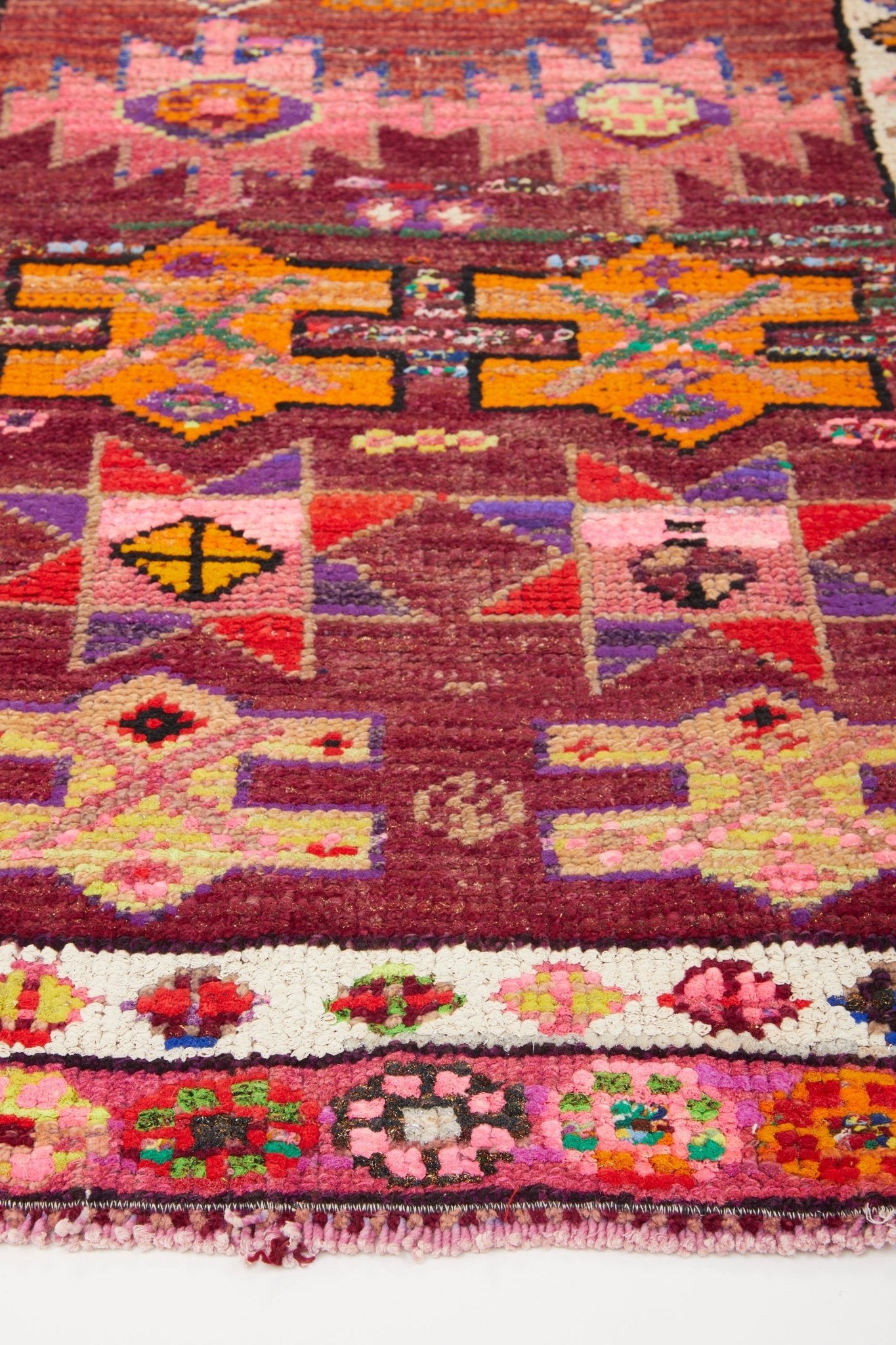 'Jaci' Vintage Turkish Runner - 2'10'' x 11'6'' - Canary Lane