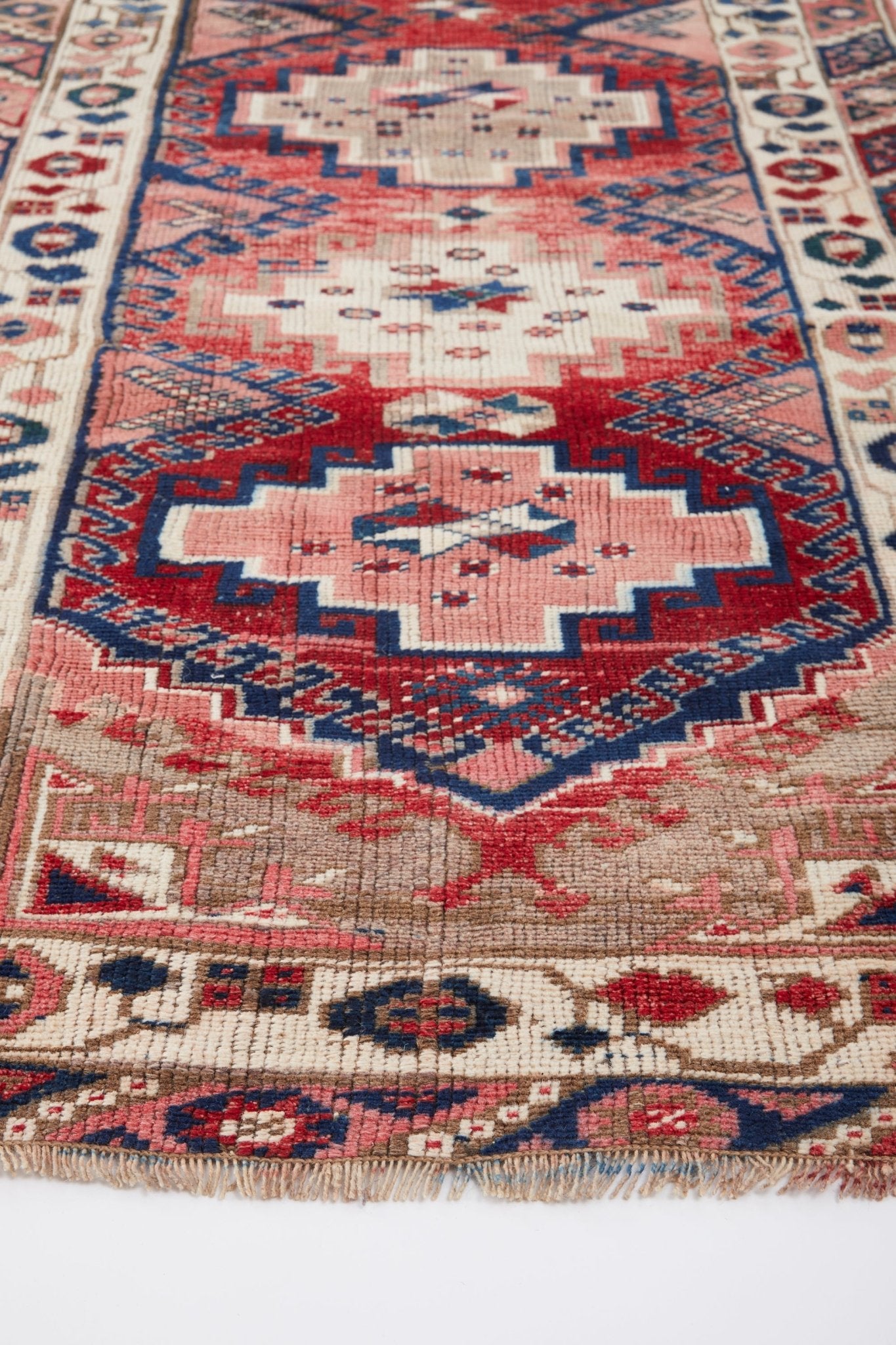 'Joni' Turkish Vintage Runner Rug - 3'1