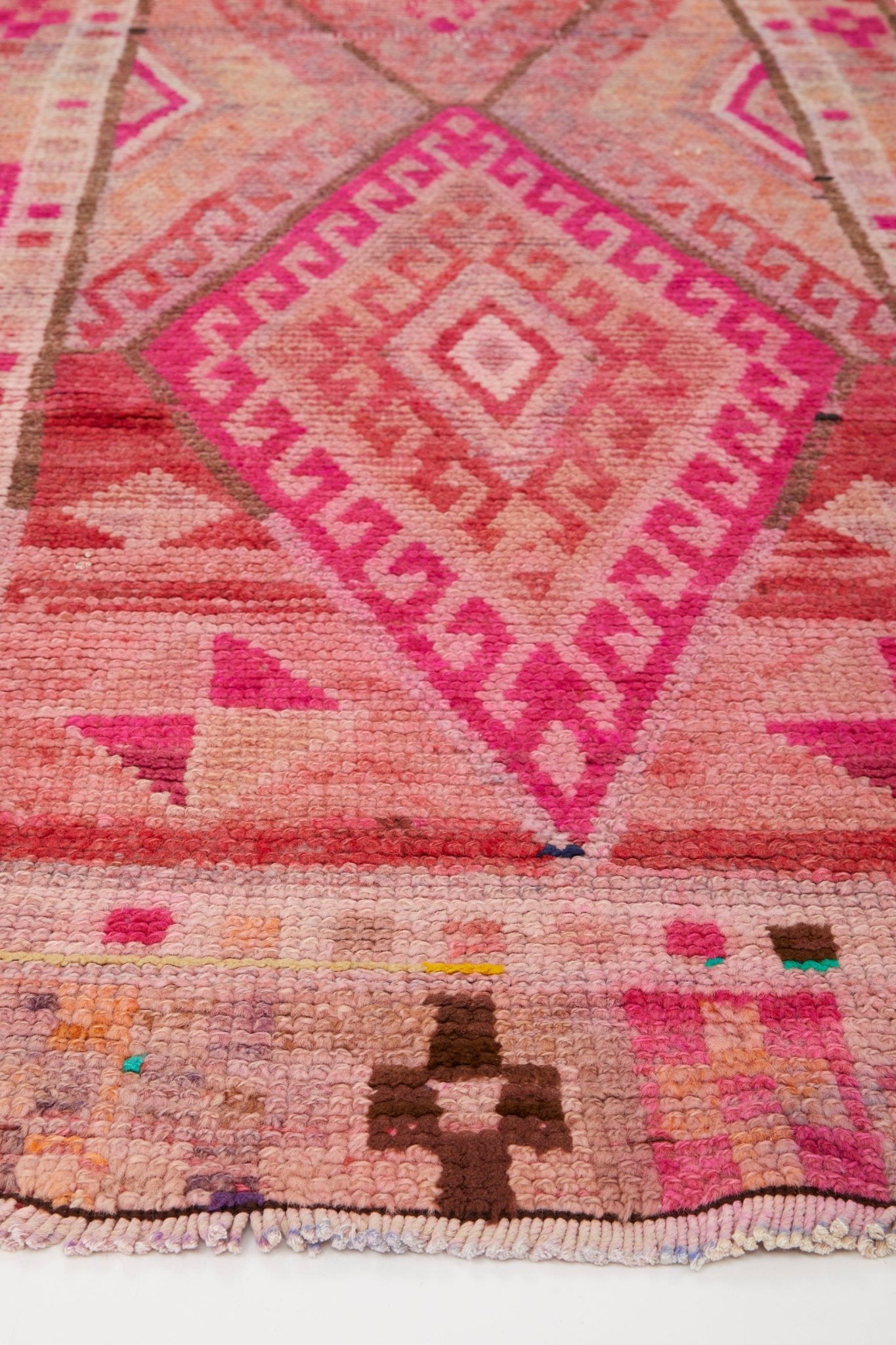 'Lisbon' Vintage Turkish Runner - 2'9.5'' x 8'7'' - Canary Lane