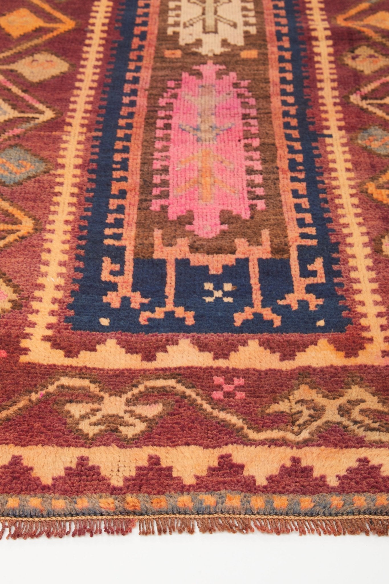 'Lyon' Rare Vintage Turkish Runner - 3' x 9'4'' - Canary Lane