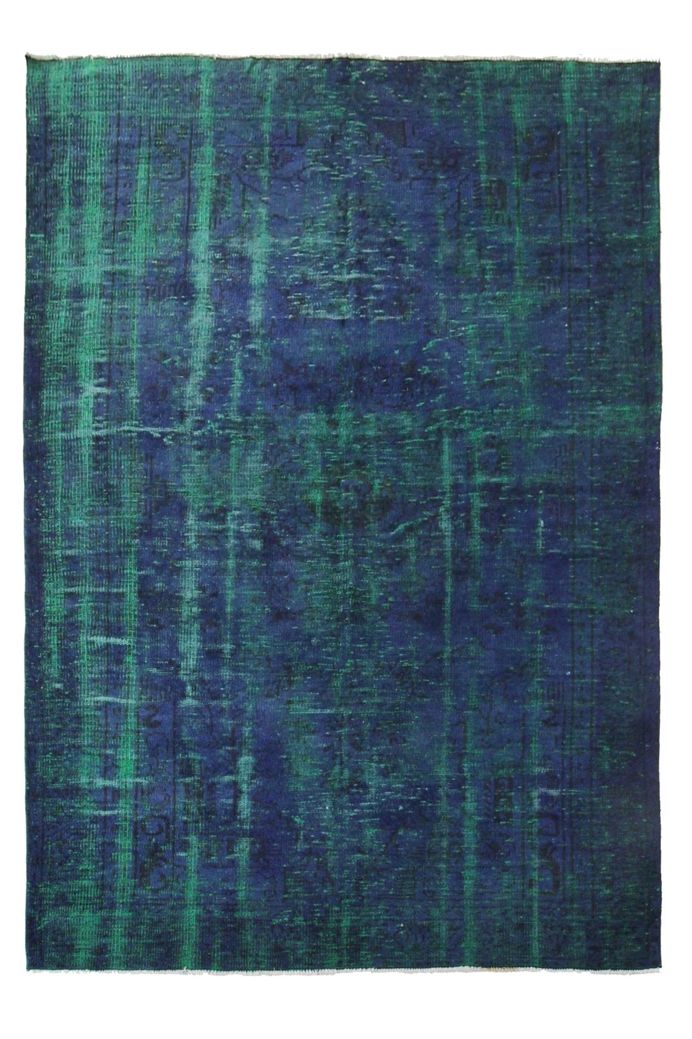 'Malachite' Vintage Rug - 5'10
