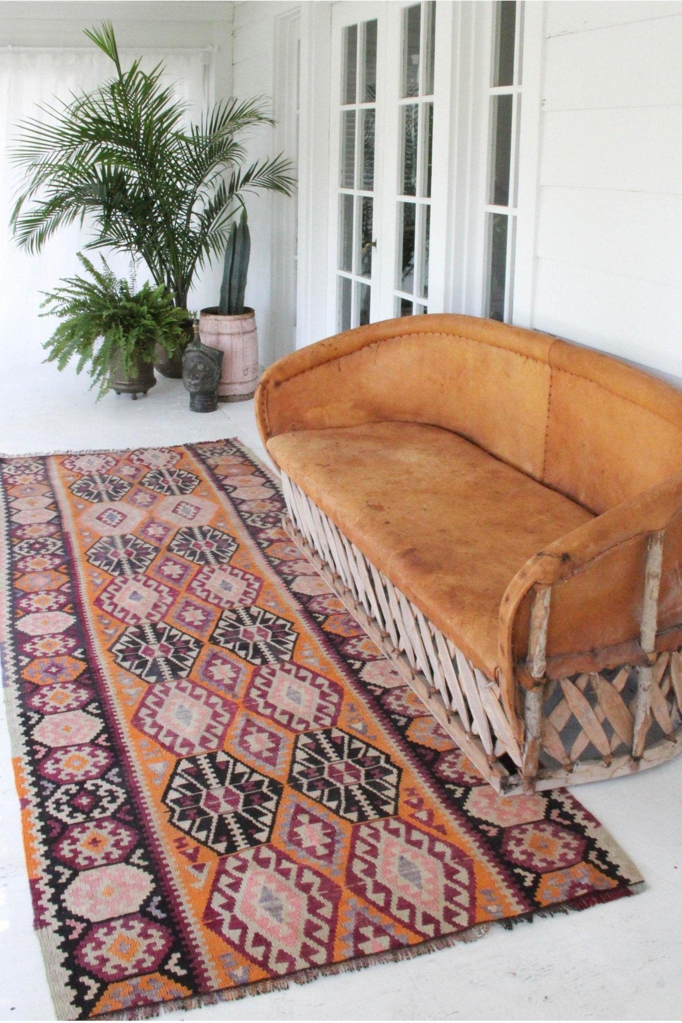 'Margo' Vintage Kilim - 3'9