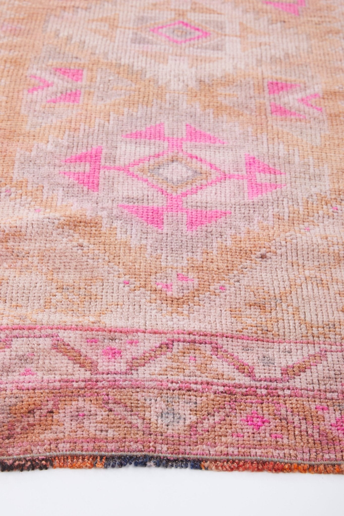 'Margot' Turkish Vintage Runner Rug - 2'11