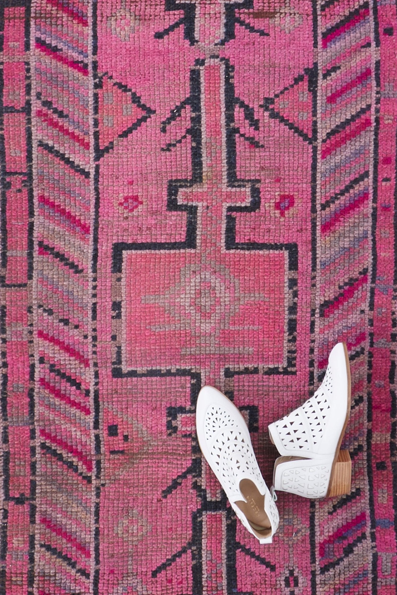 'Myrtle' Vintage Turkish Long Runner - 2’5” x 13’9” - Canary Lane