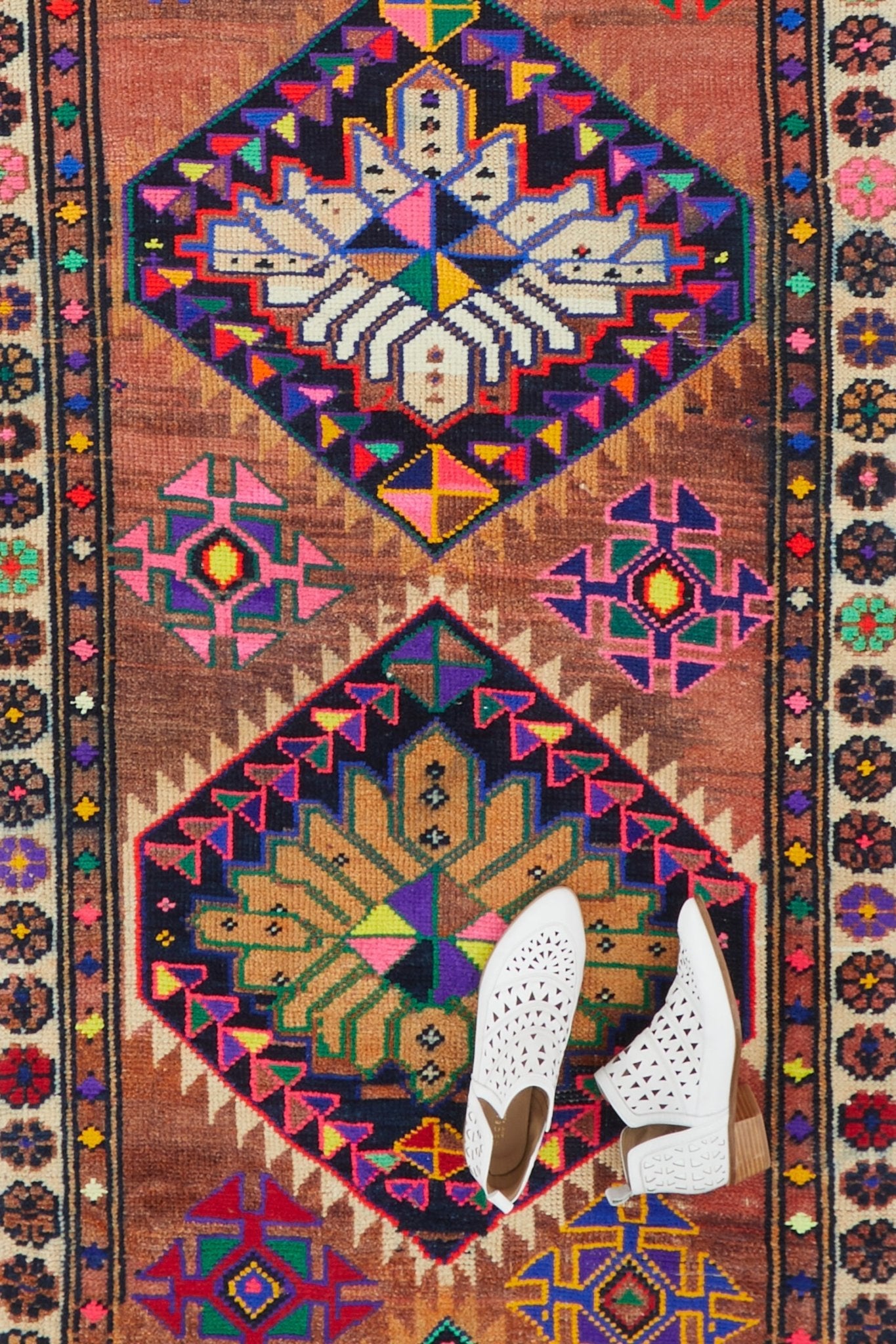 No. 1249' Vintage Turkish Runner Rug (ON HOLD) - 3' x 10'7