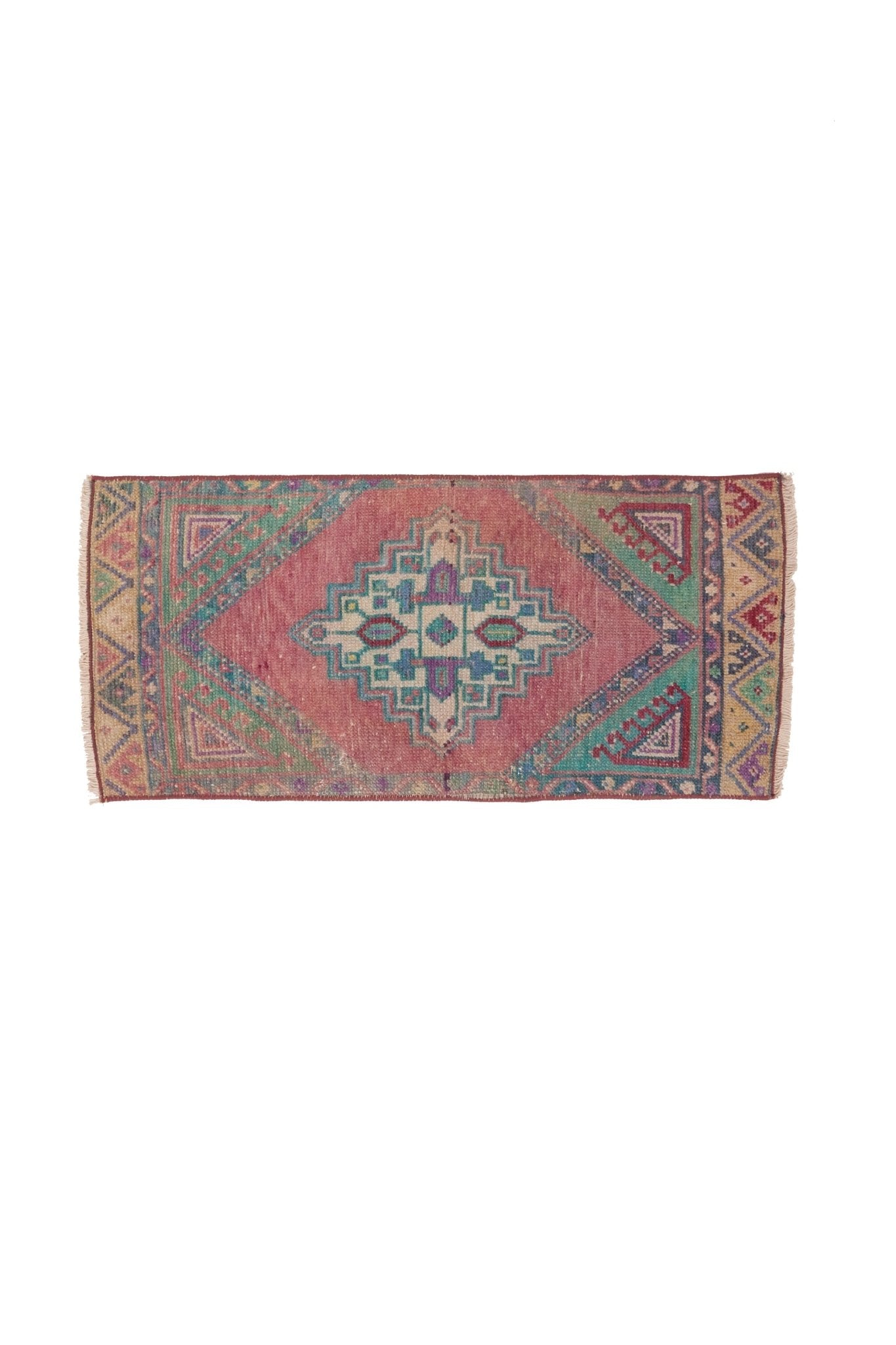 No. 1524 Mini Turkish Vintage Rug - 1'4.5
