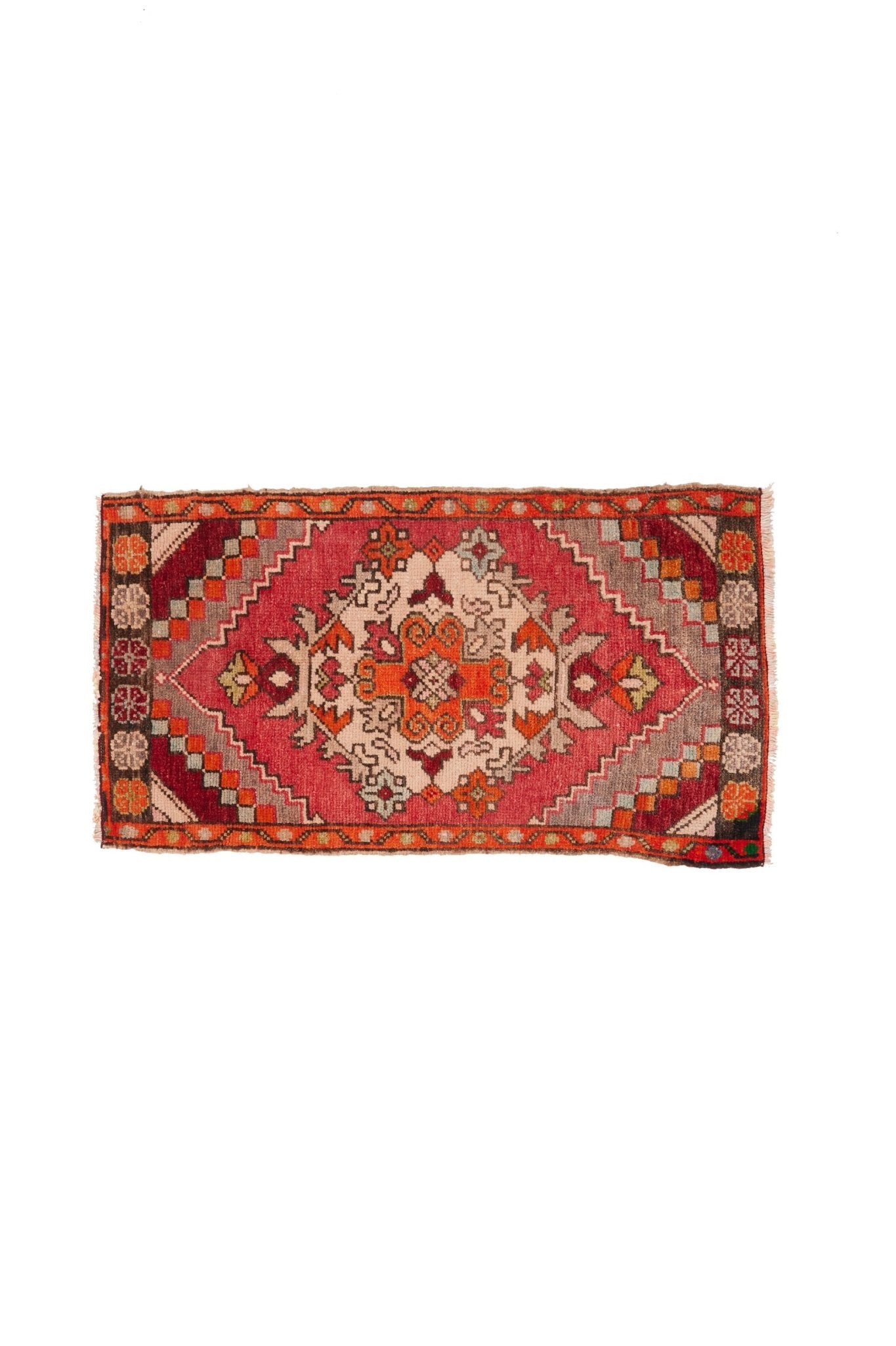 No. 1526 Mini Turkish Vintage Rug - 1'9.5