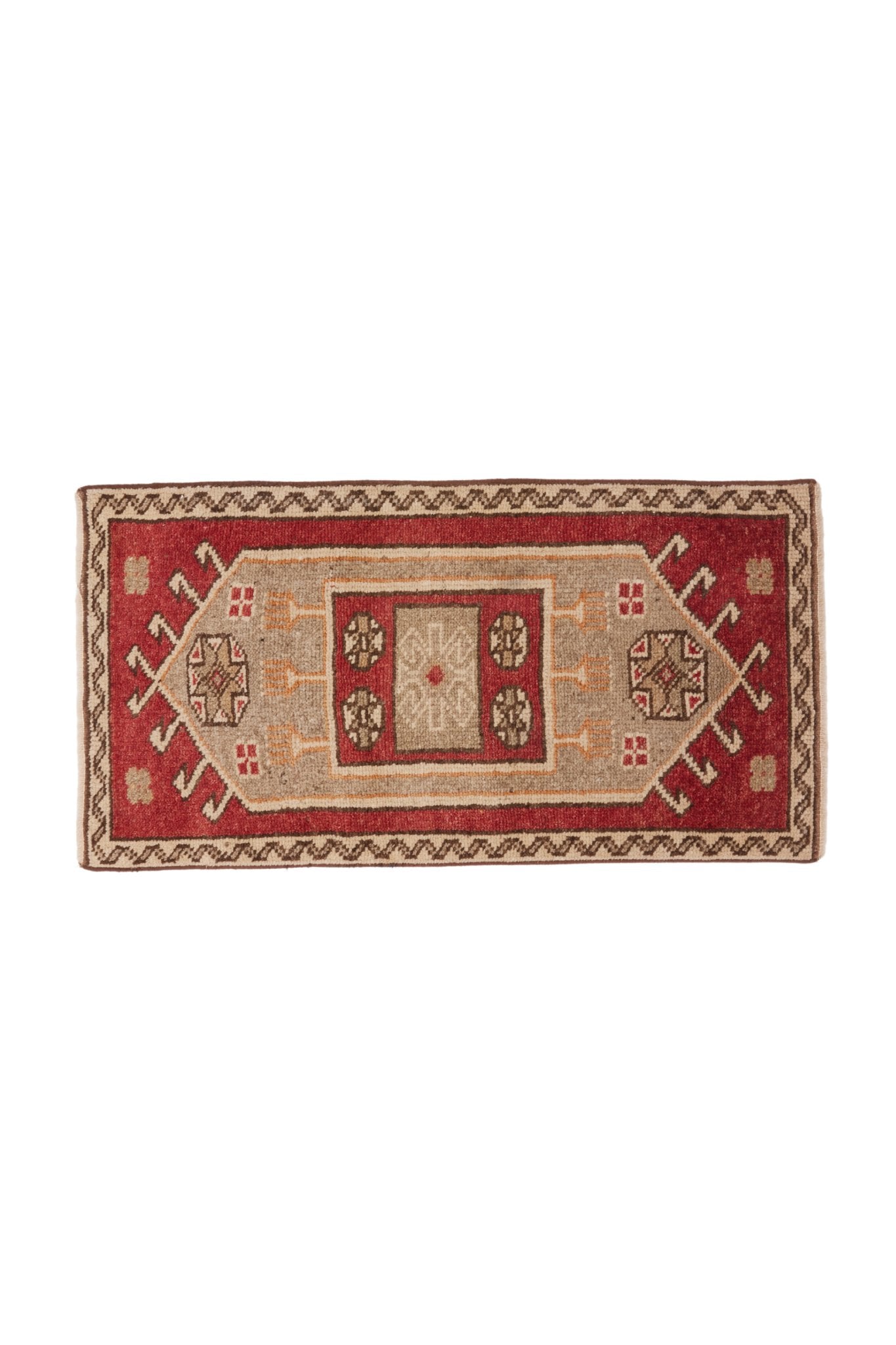 No. 1531 Mini Turkish Vintage Rug - 1'9.5